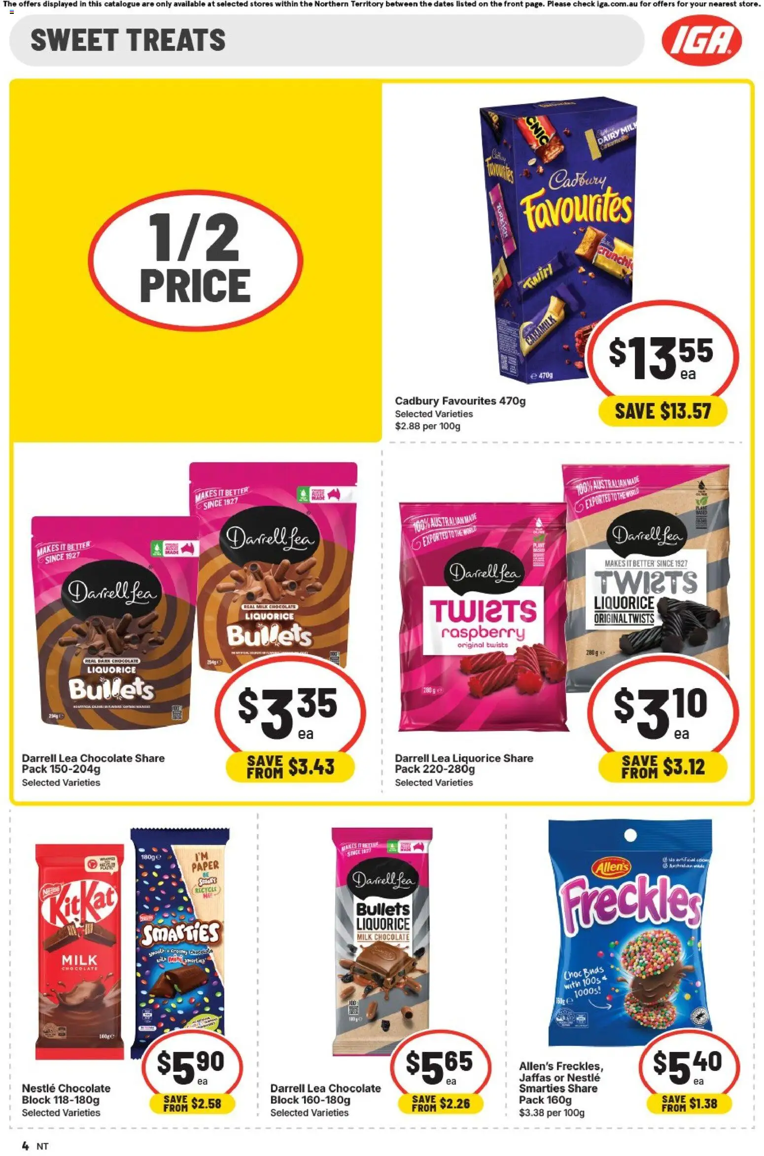 IGA catalogue - valid from 04.03.2026 | Page: 4 | Products: Rice, Lollies, Bag, Microwave