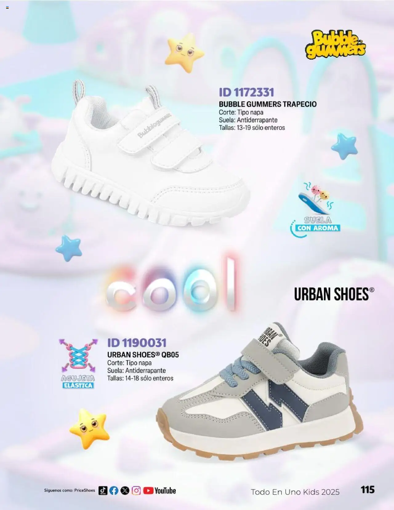 Nuevas ofertas de Price Shoes válidas en toda la República Mexicana desde el 23.04.2025. ¡Encuentra las mejores ofertas en Price Shoes catálogo Kids! | Página: 115