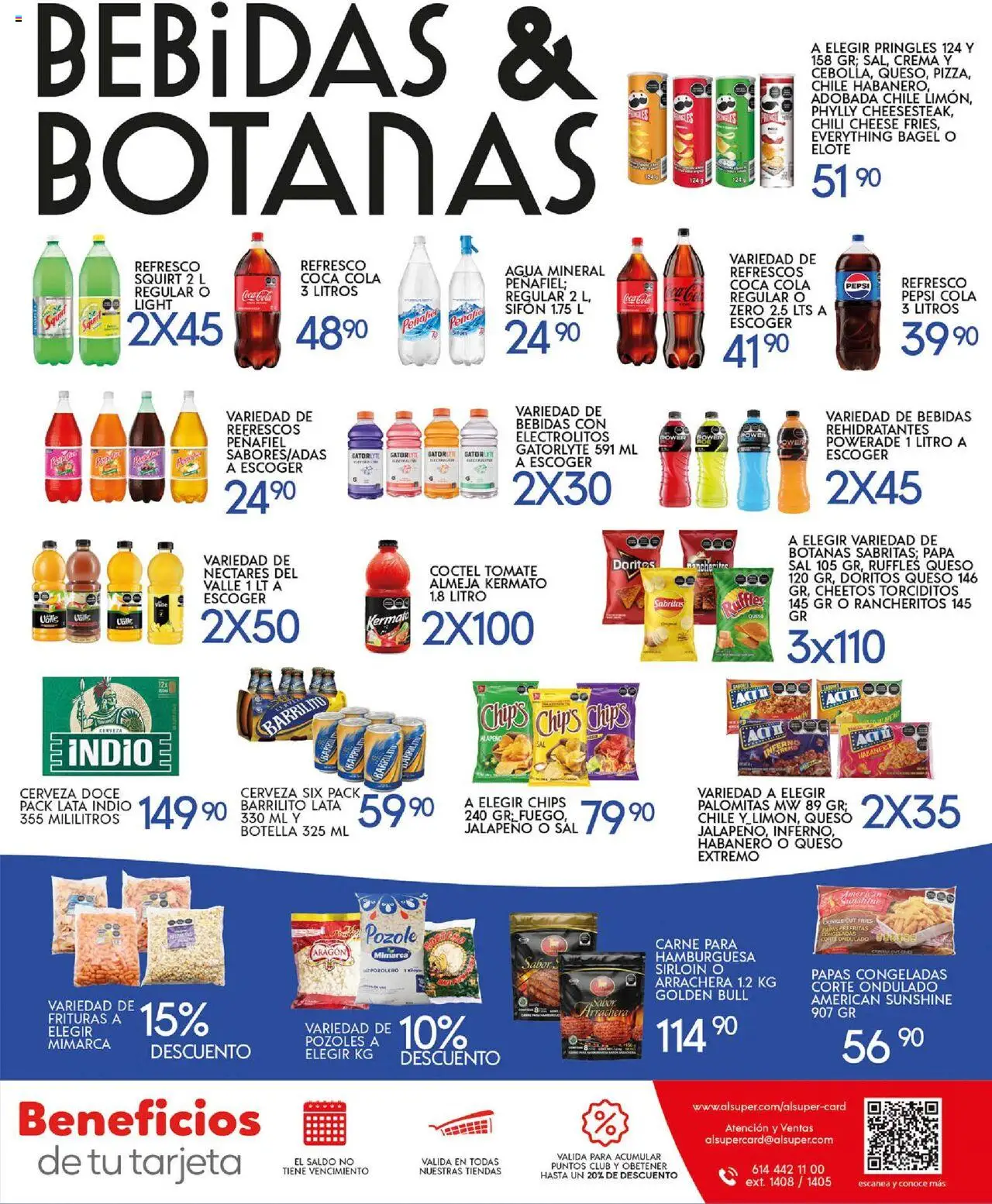 Nuevas ofertas de Alsuper válidas en toda la República Mexicana desde el 19.09.2025. ¡Encuentra las mejores ofertas en Alsuper - Folleto Saltillo! | Página: 7 | Productos: Sal, Tomate, Pizza, Cerveza