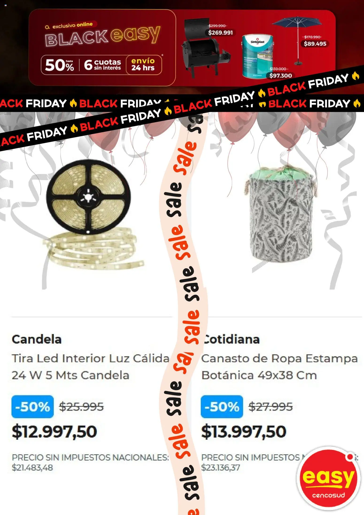 Easy - Black Friday │ válido desde el 20.10.2025 | Página: 11 | Productos: Ropa, Sales
