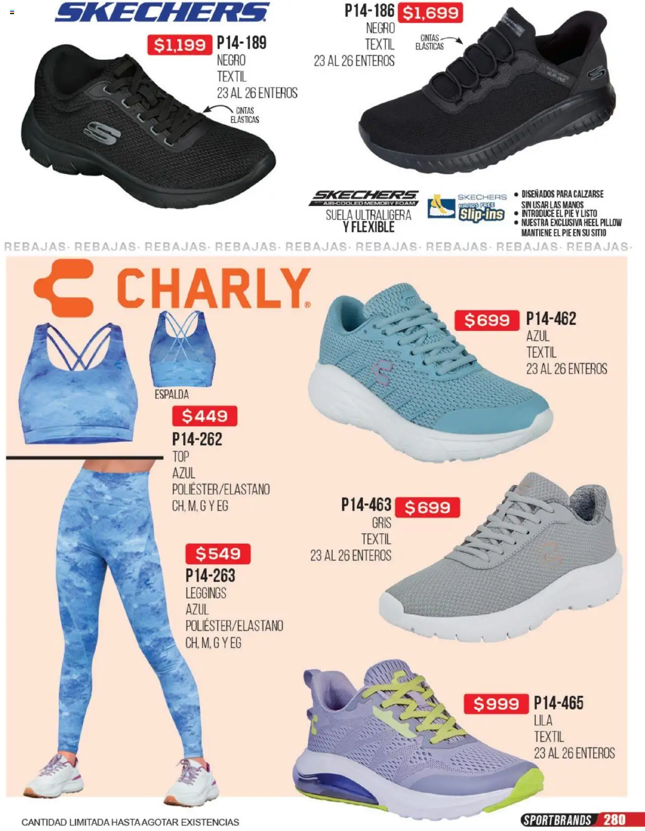 Nuevas ofertas de Cklass válidas en toda la República Mexicana desde el 23.06.2025. ¡Encuentra las mejores ofertas en Cklass catálogo Rebajas Sobre Calzado! | Página: 281 | Productos: Leggings, Flexible