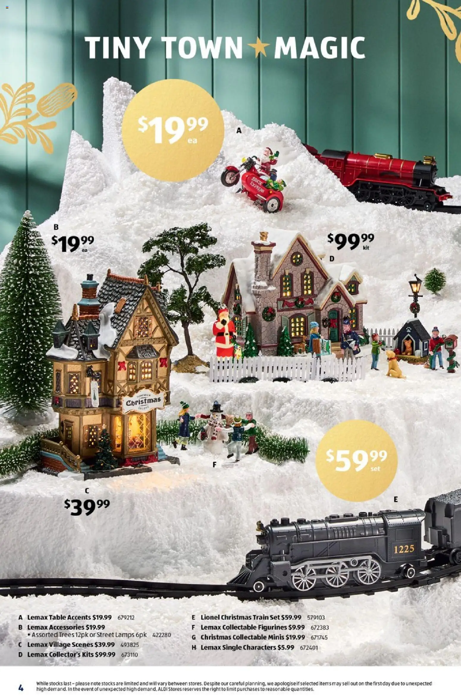 Aldi catalogue - valid from 05.11.2025 | Page: 4 | Products: Table, Kits, Accessories