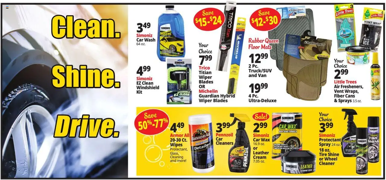 Ocean State Job Lot Weekly Ad - valid from 31.07.2025 | Page: 29 | Products: Tire, Cream, Wiper, Windshield