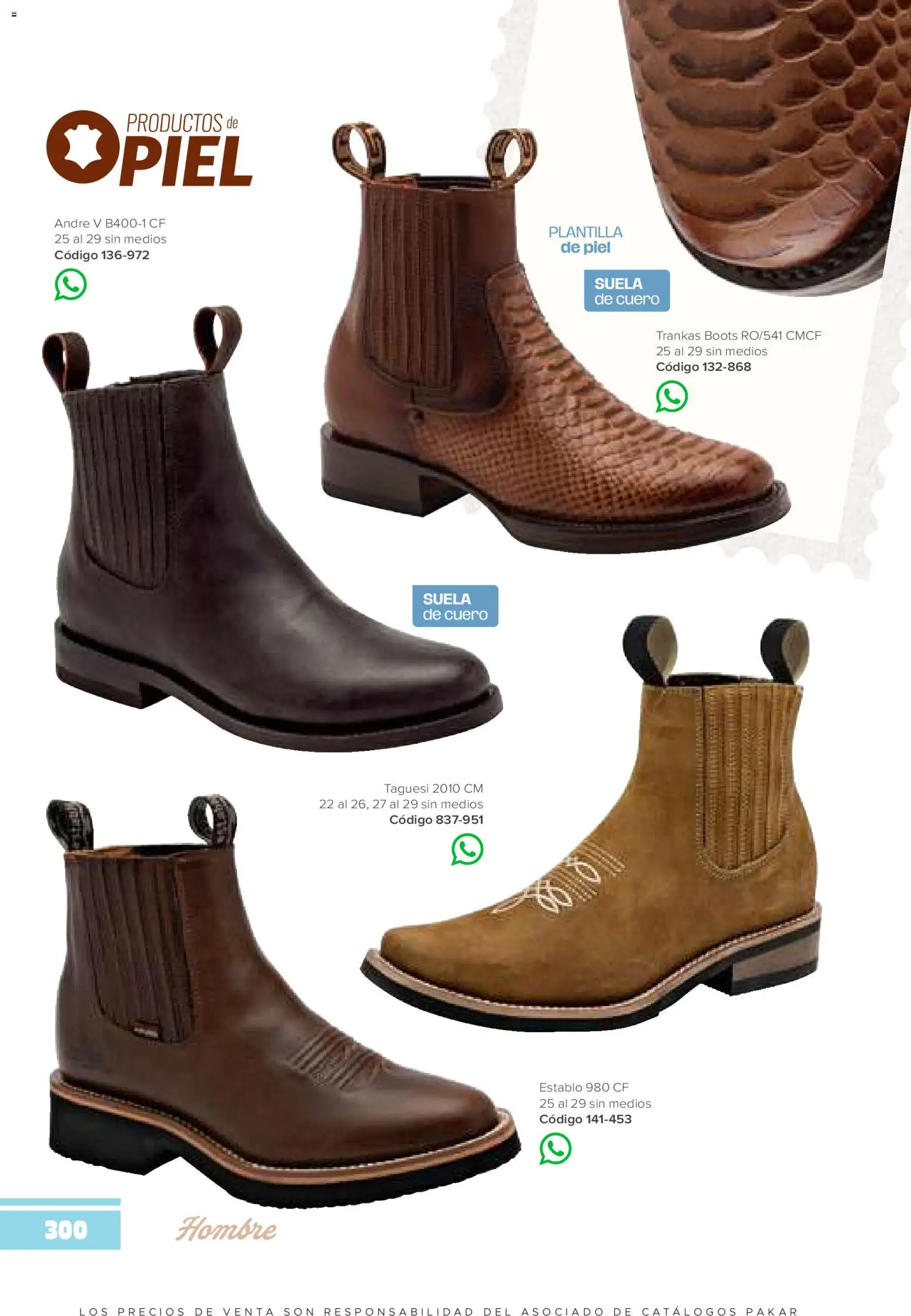 Nuevas ofertas de SC Pakar válidas en toda la República Mexicana desde el 30.01.2026. ¡Encuentra las mejores ofertas en SC Pakar catálogo Hombre! | Página: 300