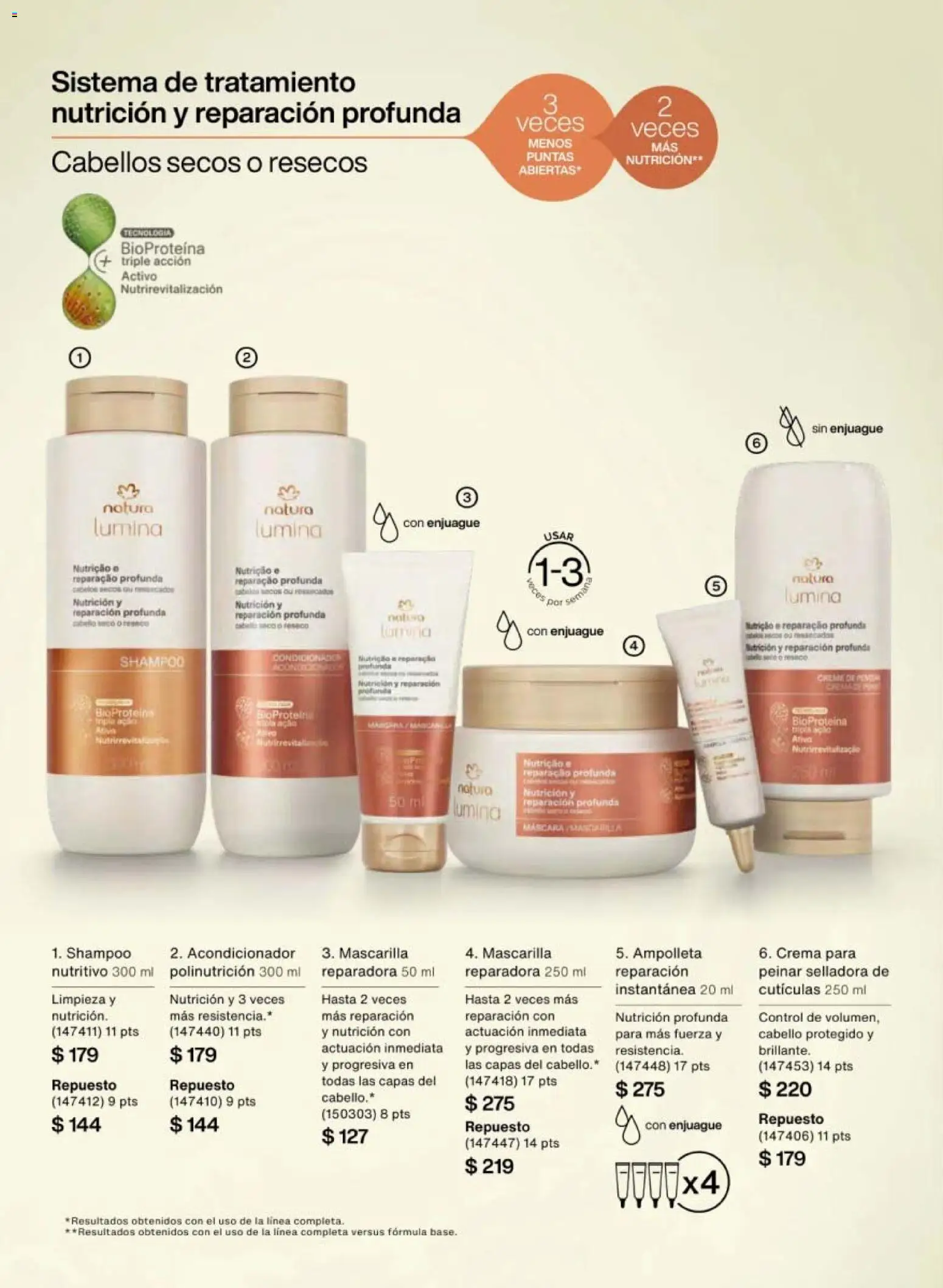 Nuevas ofertas de Natura válidas en toda la República Mexicana desde el 30.01.2026. ¡Encuentra las mejores ofertas en Natura campaña 3 2026! | Página: 136 | Productos: Crema, Máscara, Mascarilla, Acondicionador