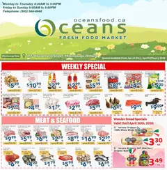 Preview of Oceans weekly flyer - Mississauga from shop Oceans valid from 24.04.2026
