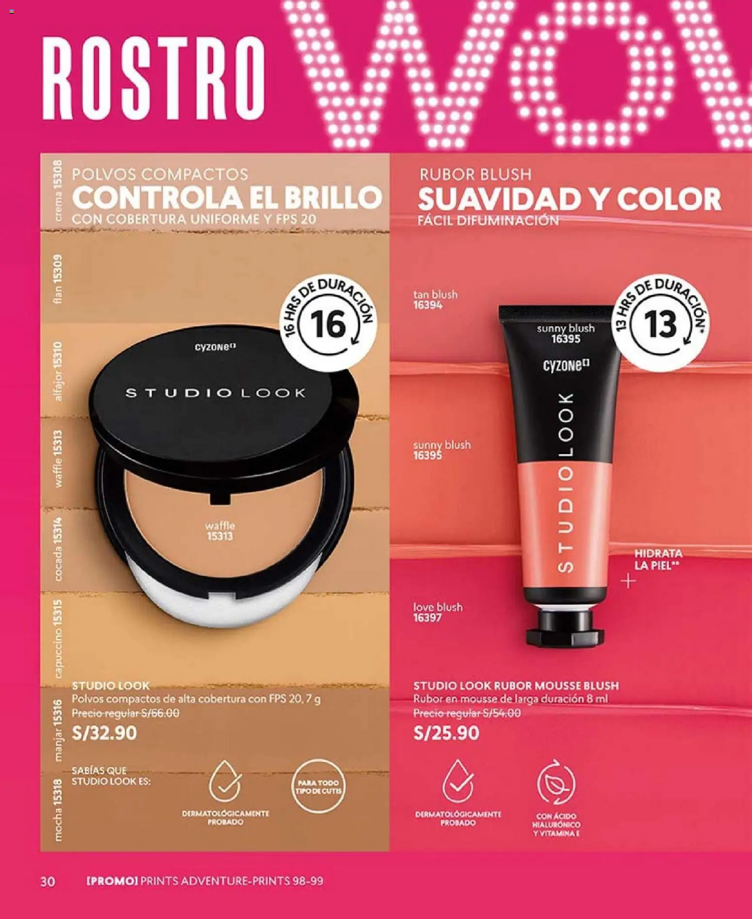 Catálogo CyZone válido desde 27.12.2025 | Página: 30 | Productos: Crema, Rubor
