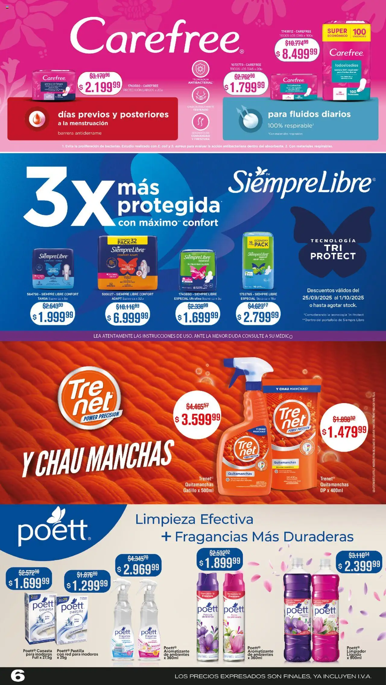Makro ofertas │ válido desde el 25.09.2025 | Página: 6 | Productos: Quitamanchas, Limpiador, Canasta