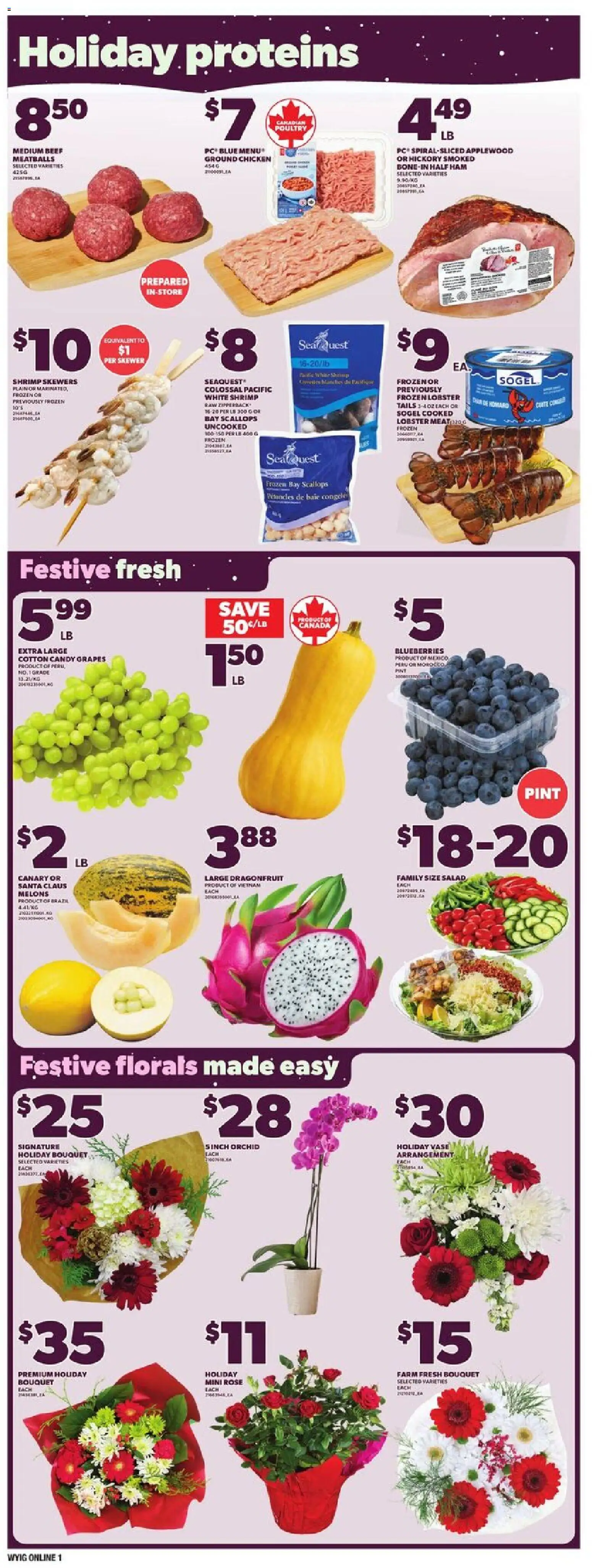 Independent Grocer flyer valid from 18.12.2025 | Page: 9 | Products: Beef, Salad, Vase, Ham