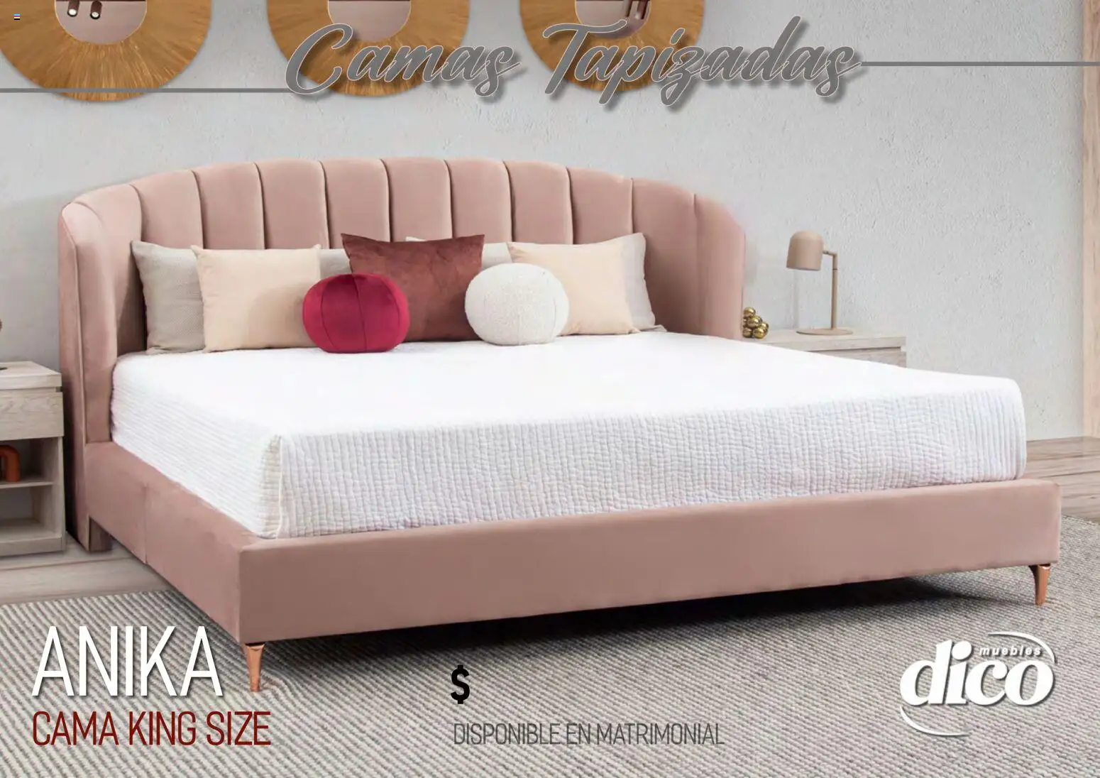 Nuevas ofertas de Muebles Dico válidas en toda la República Mexicana desde el 01.04.2026. ¡Encuentra las mejores ofertas en Muebles Dico catálogo Camas tapizadas ! | Página: 27