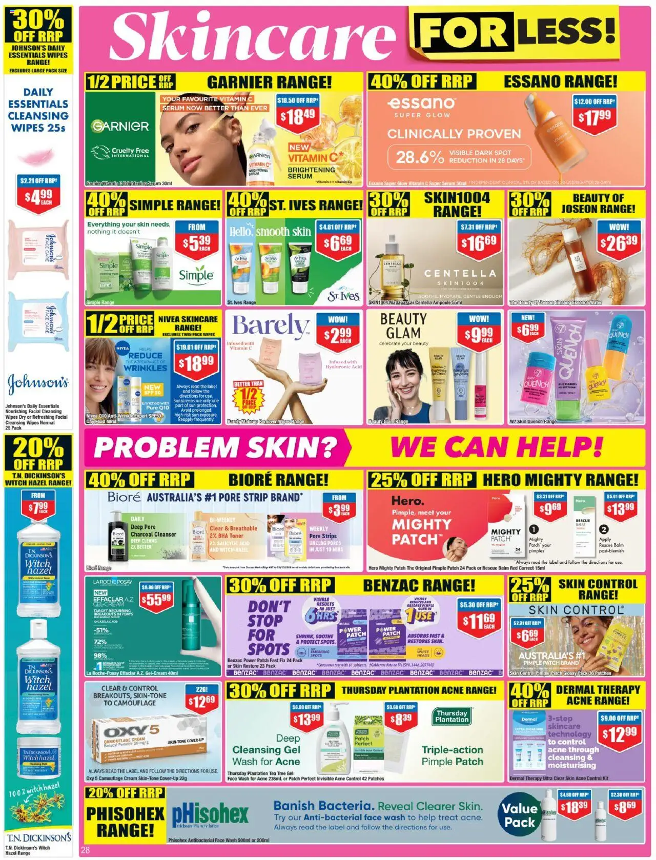 Chemist Warehouse catalogue - valid from 02.10.2025 | Page: 28 | Products: Tea, Water, Toner, Strip