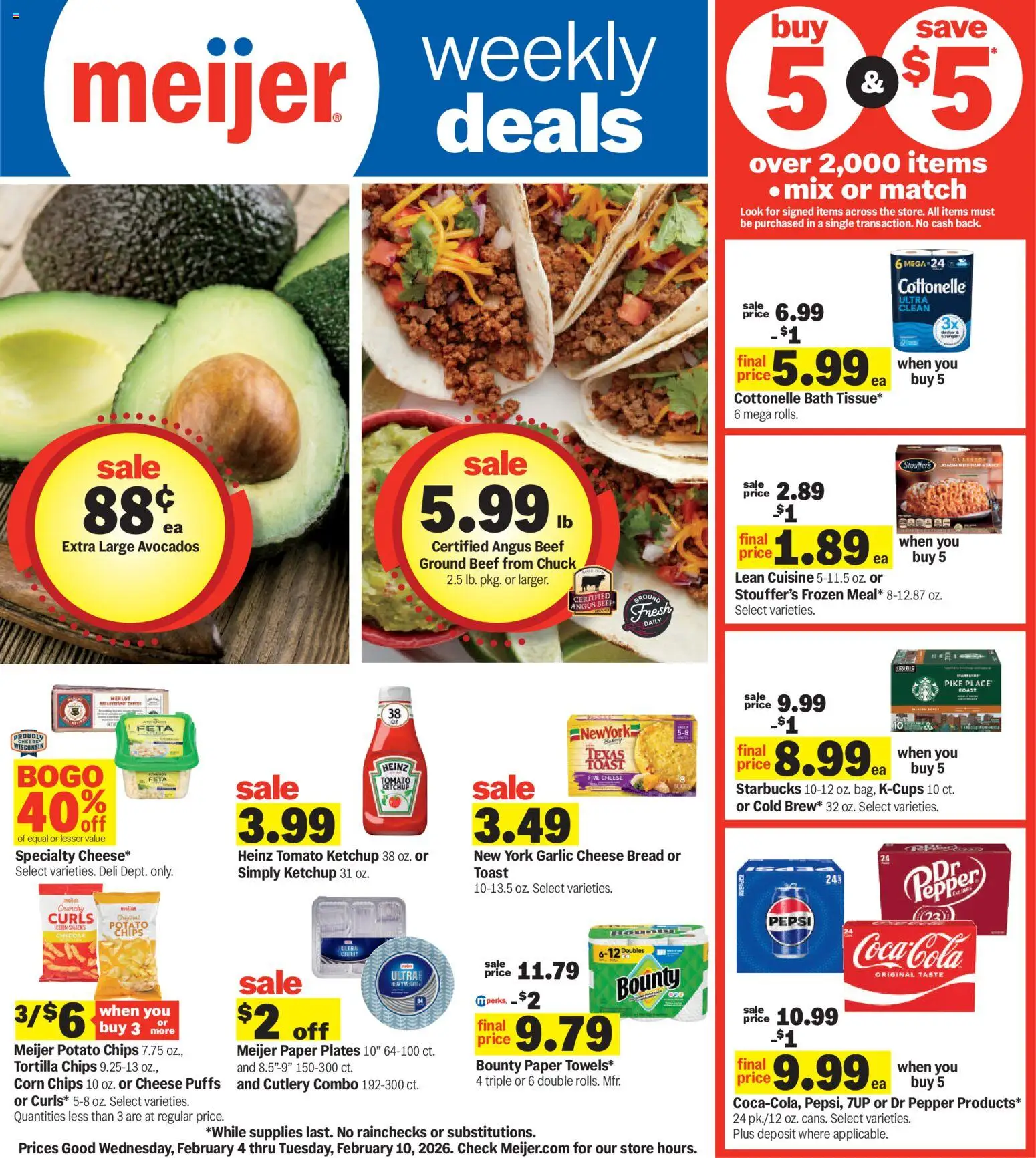 Meijer Weekly Ad - valid from 04.02.2026 | Page: 1