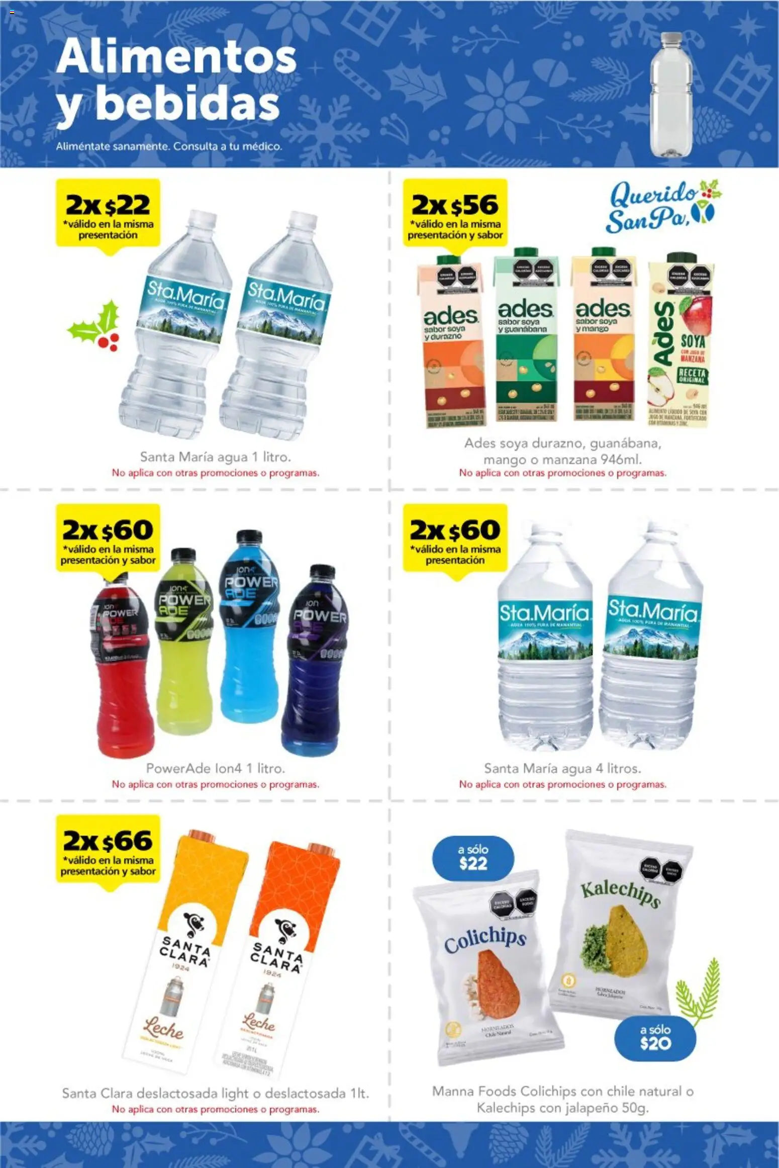 Nuevas ofertas de Farmacia San Pablo válidas en toda la República Mexicana desde el 30.11.2025. ¡Encuentra las mejores ofertas en Farmacia San Pablo catálogo! | Página: 7 | Productos: Durazno, Manzana, Agua, Leche