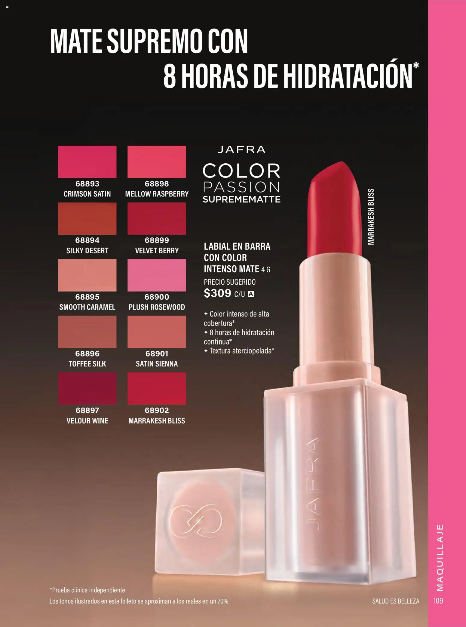 Nuevas ofertas de JAFRA válidas en toda la República Mexicana desde el 01.02.2026. ¡Encuentra las mejores ofertas en JAFRA catálogo Organizador de Ventas! | Página: 107 | Productos: Barra, Mate