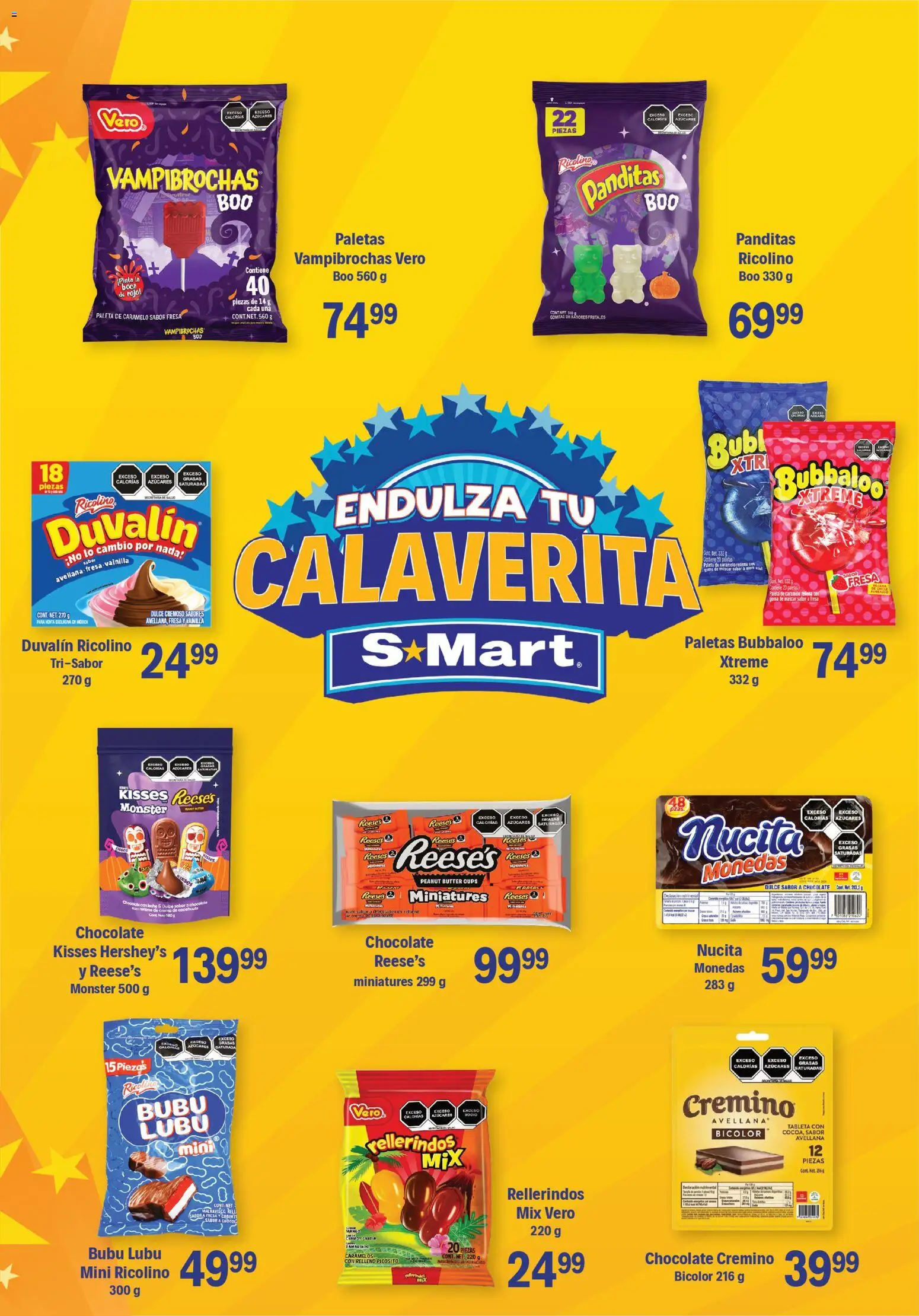Nuevas ofertas de S-Mart válidas en toda la República Mexicana desde el 28.10.2025. ¡Encuentra las mejores ofertas en S-Mart folleto Ofertas de Feria Monterrey! | Página: 3 | Productos: Fresa, Cacahuate, Crema, Leche