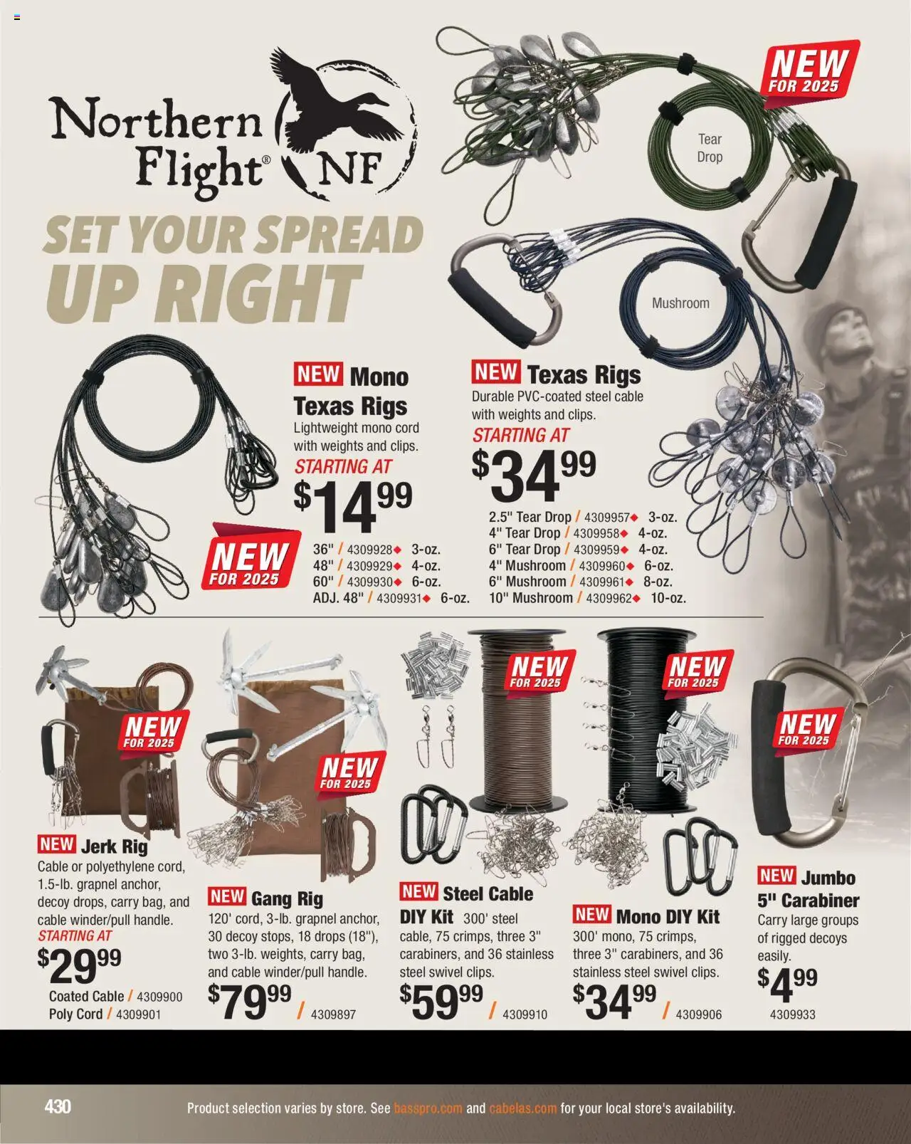 Cabela's Hunting Master 25 - valid from 11.08.2025 | Page: 430 | Products: Swivel, Cable, Rig