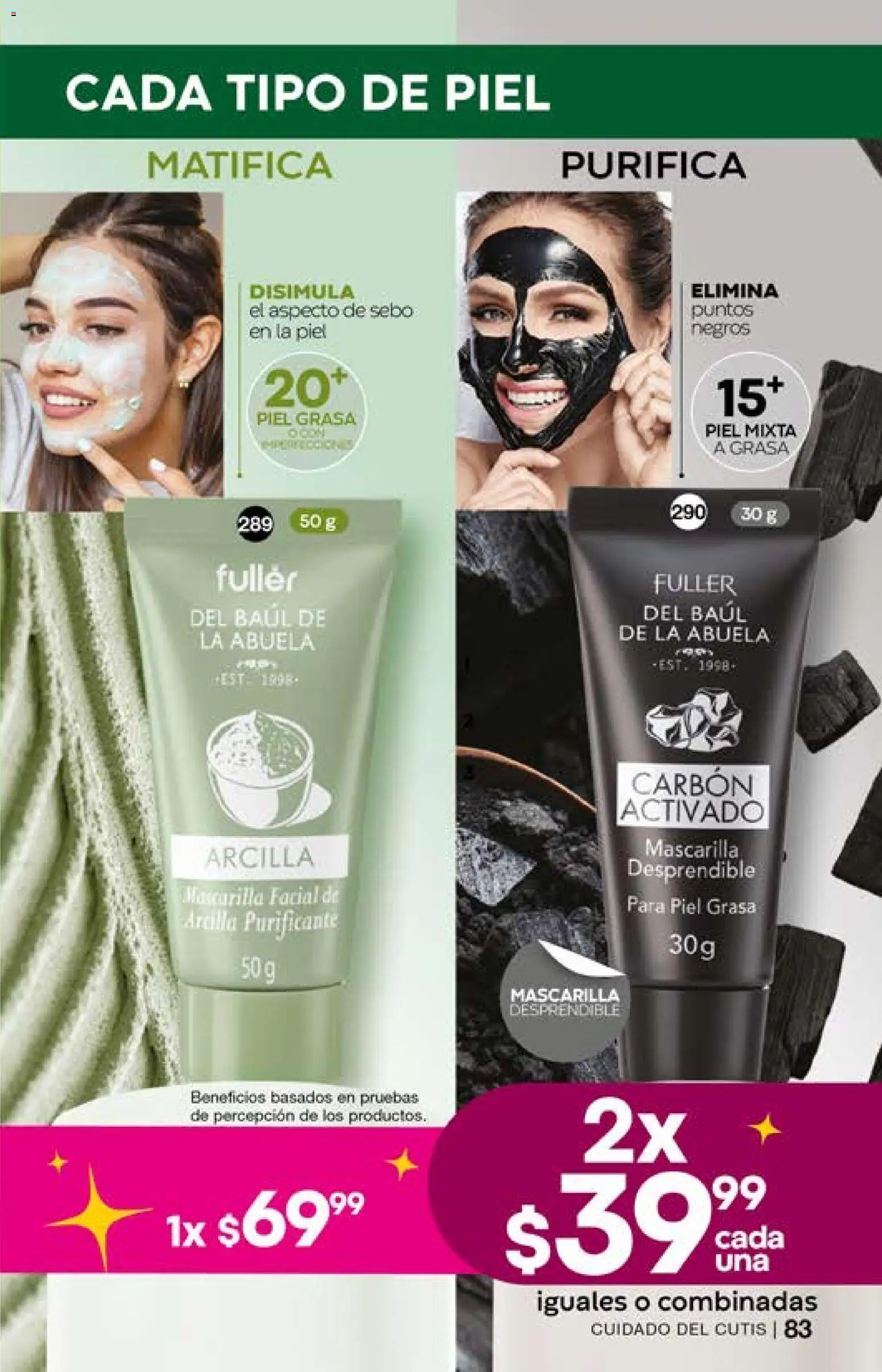 Nuevas ofertas de Fuller válidas en toda la República Mexicana desde el 15.04.2026. ¡Encuentra las mejores ofertas en Fuller campaña 1 2026! | Página: 85 | Productos: Mascarilla