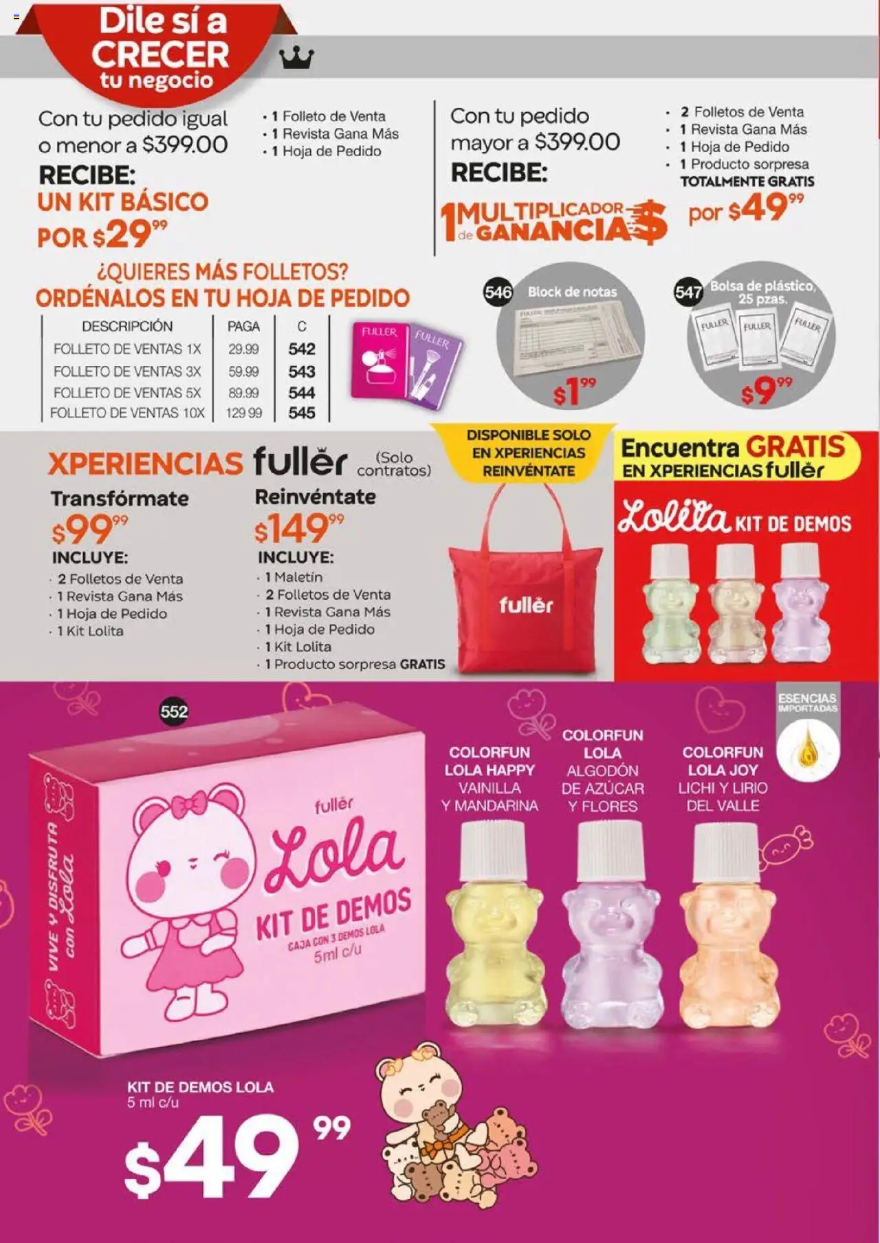 Nuevas ofertas de Fuller válidas en toda la República Mexicana desde el 20.08.2025. ¡Encuentra las mejores ofertas en Fuller - Revista Gana Más C10 2025! | Página: 18 | Productos: Azúcar, Bolsa, Esencias, Algodón