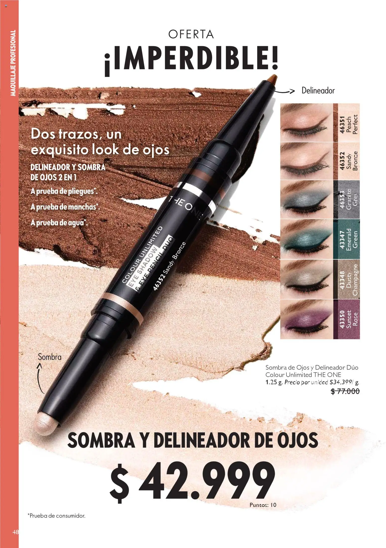 Oriflame revista - valida desde el 14.02.2026 | Página: 48 | Productos: Maquillaje, Sombra, Delineador de ojos, Delineador