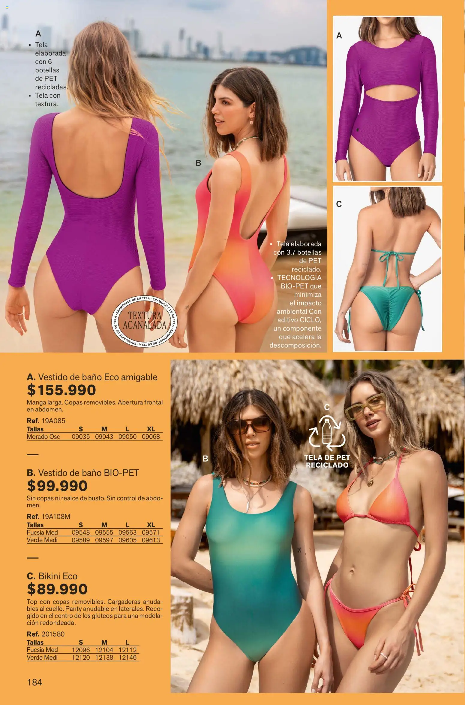 Leonisa revista - valida desde el 01.02.2026 | Página: 184 | Productos: Té, Bikini, Baño, Top