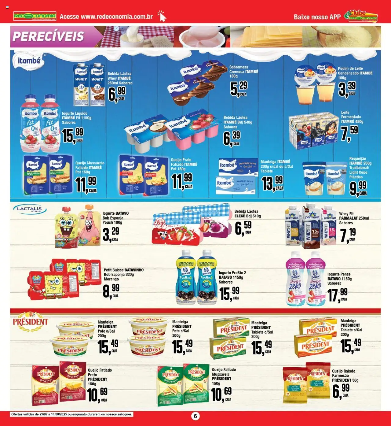 RedEconomia Folheto - válido de 29.07.2025 | Página: 7 | Produtos: Esponja, Leite, Queijo, Queijo ralado