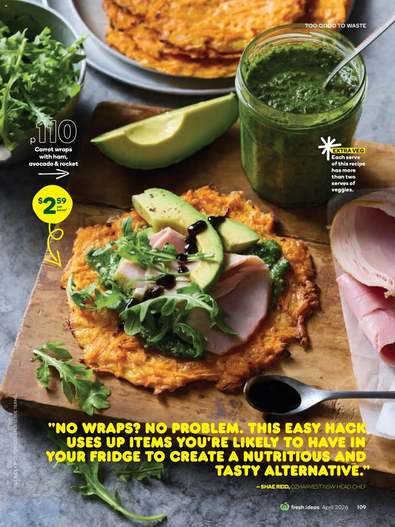Woolworths catalogue - valid from 01.04.2026 | Page: 109 | Products: Avocado, Rocket, Fridge