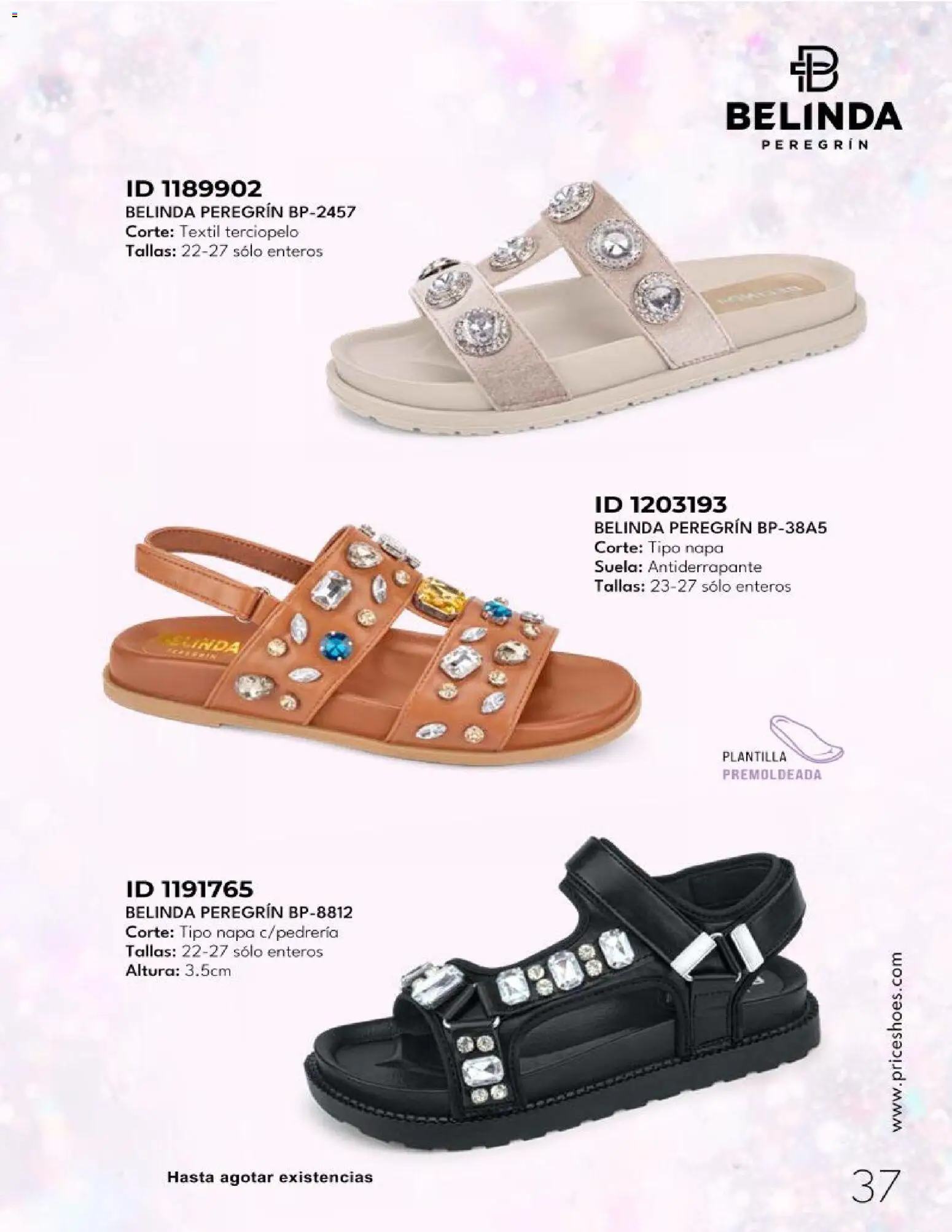 Nuevas ofertas de Price Shoes válidas en toda la República Mexicana desde el 08.12.2025. ¡Encuentra las mejores ofertas en Price Shoes catálogo Belinda! | Página: 37