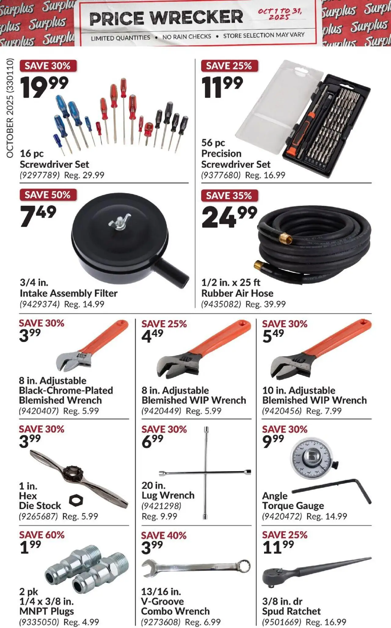 Princess Auto flyer valid from 01.10.2025 | Page: 19 | Products: PC