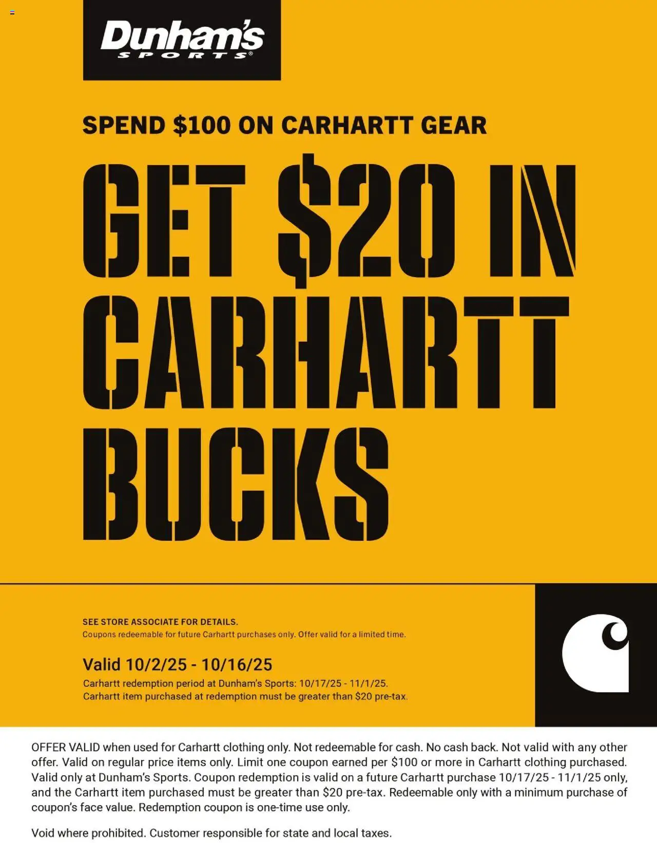 Dunham's Sports Carhartt Guide - valid from 02.10.2025 | Page: 2