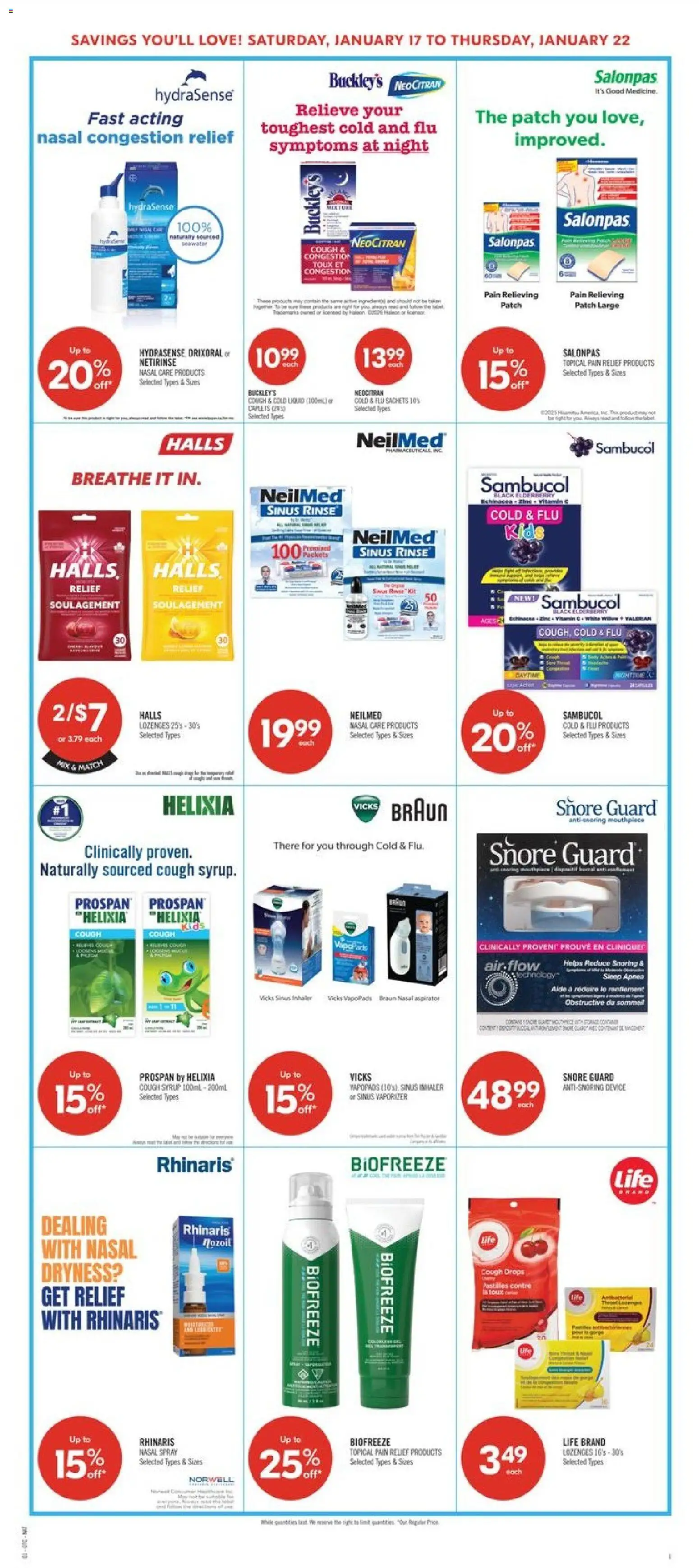 Shoppers flyer valid from 16.01.2026 | Page: 10 | Products: Couch