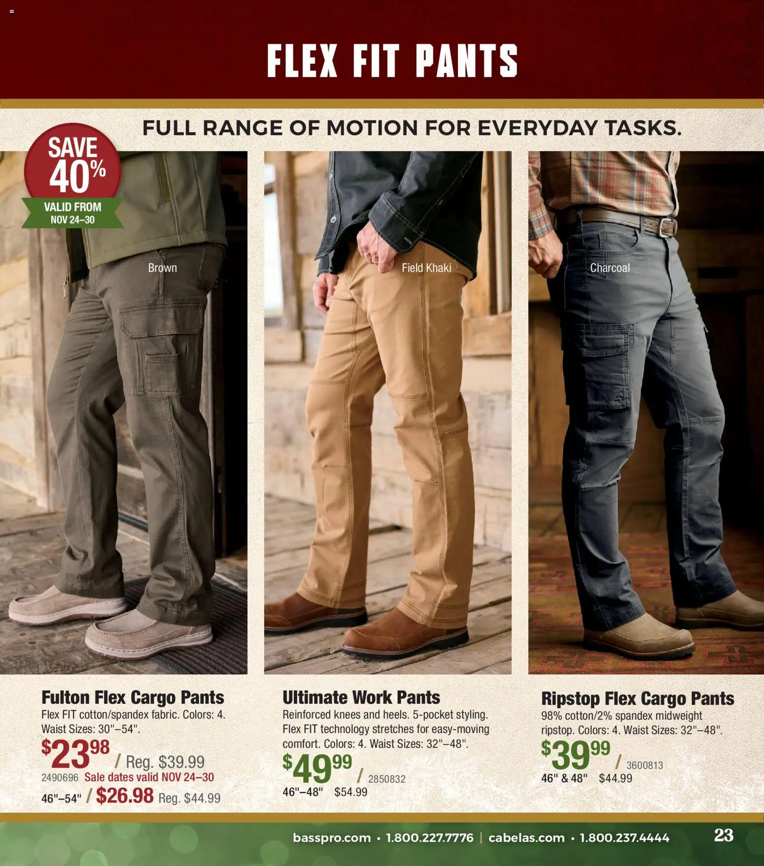 Cabela's Christmas Gift Guide 25 - valid from 01.11.2025 | Page: 23 | Products: Pants