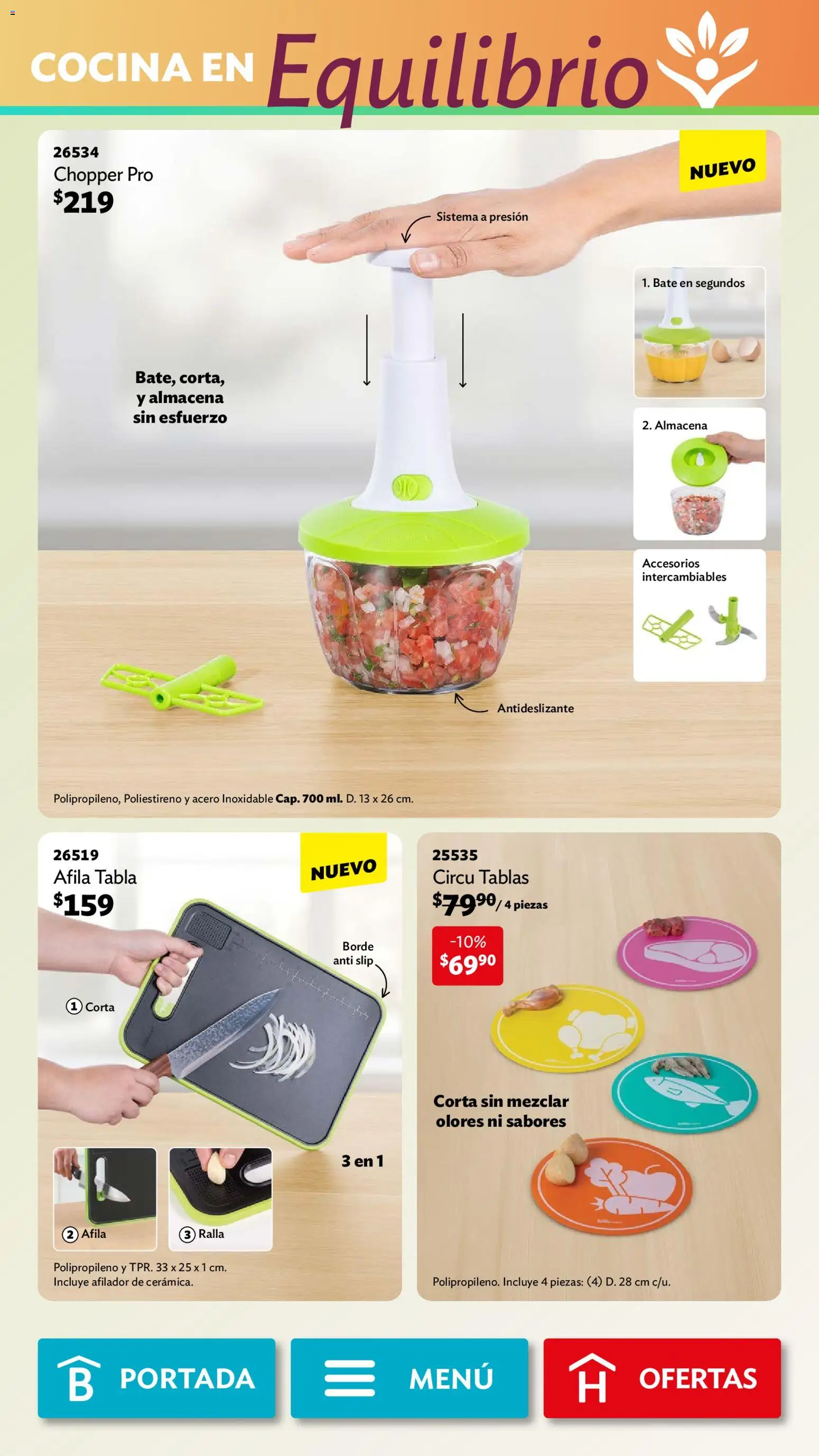 Nuevas ofertas de Betterware válidas en toda la República Mexicana desde el 02.02.2026. ¡Encuentra las mejores ofertas en Betterware campaña 2 2026! | Página: 52 | Productos: Cocina