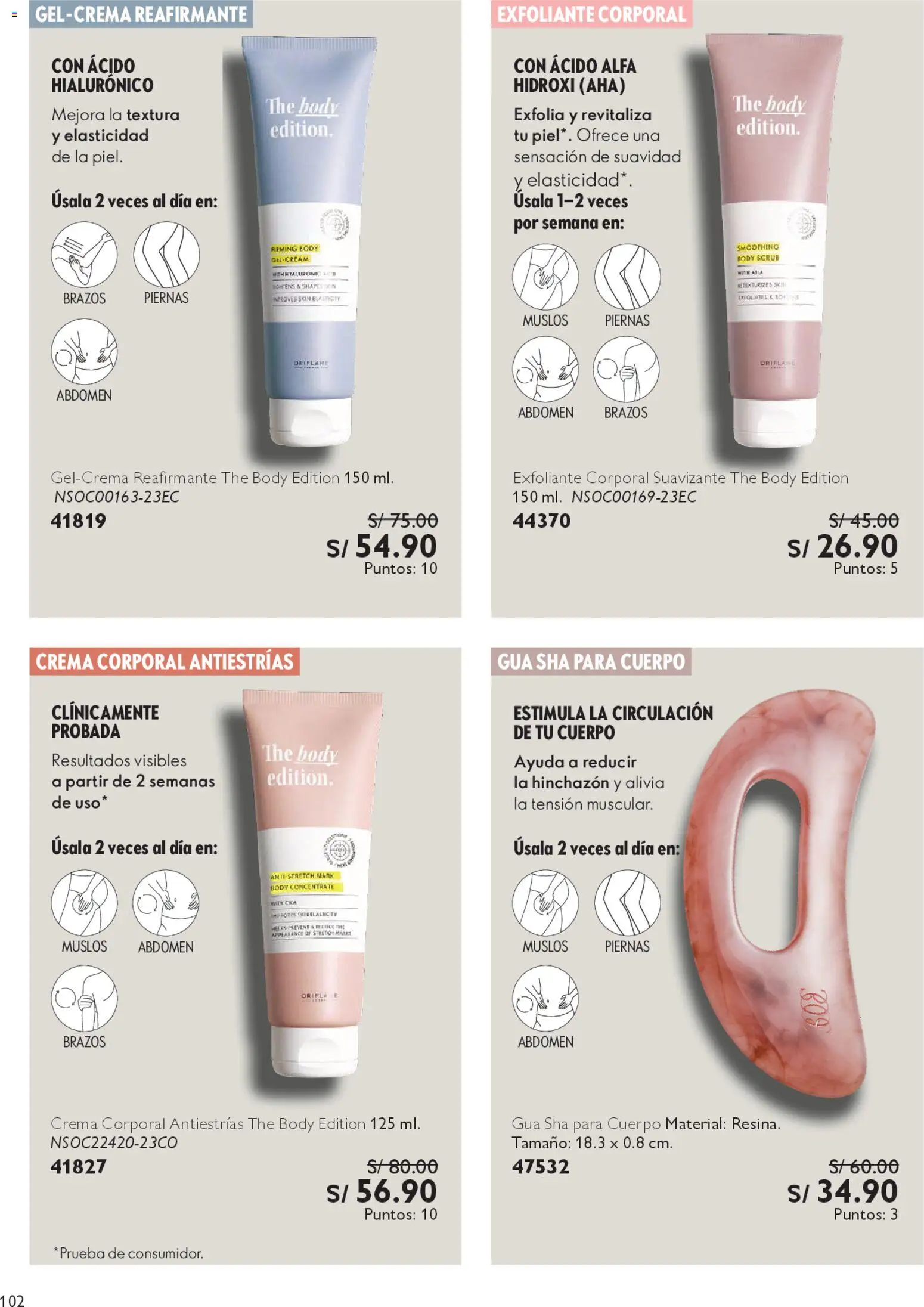 Catálogo Oriflame válido desde 18.04.2026 | Página: 102 | Productos: Exfoliante, Crema