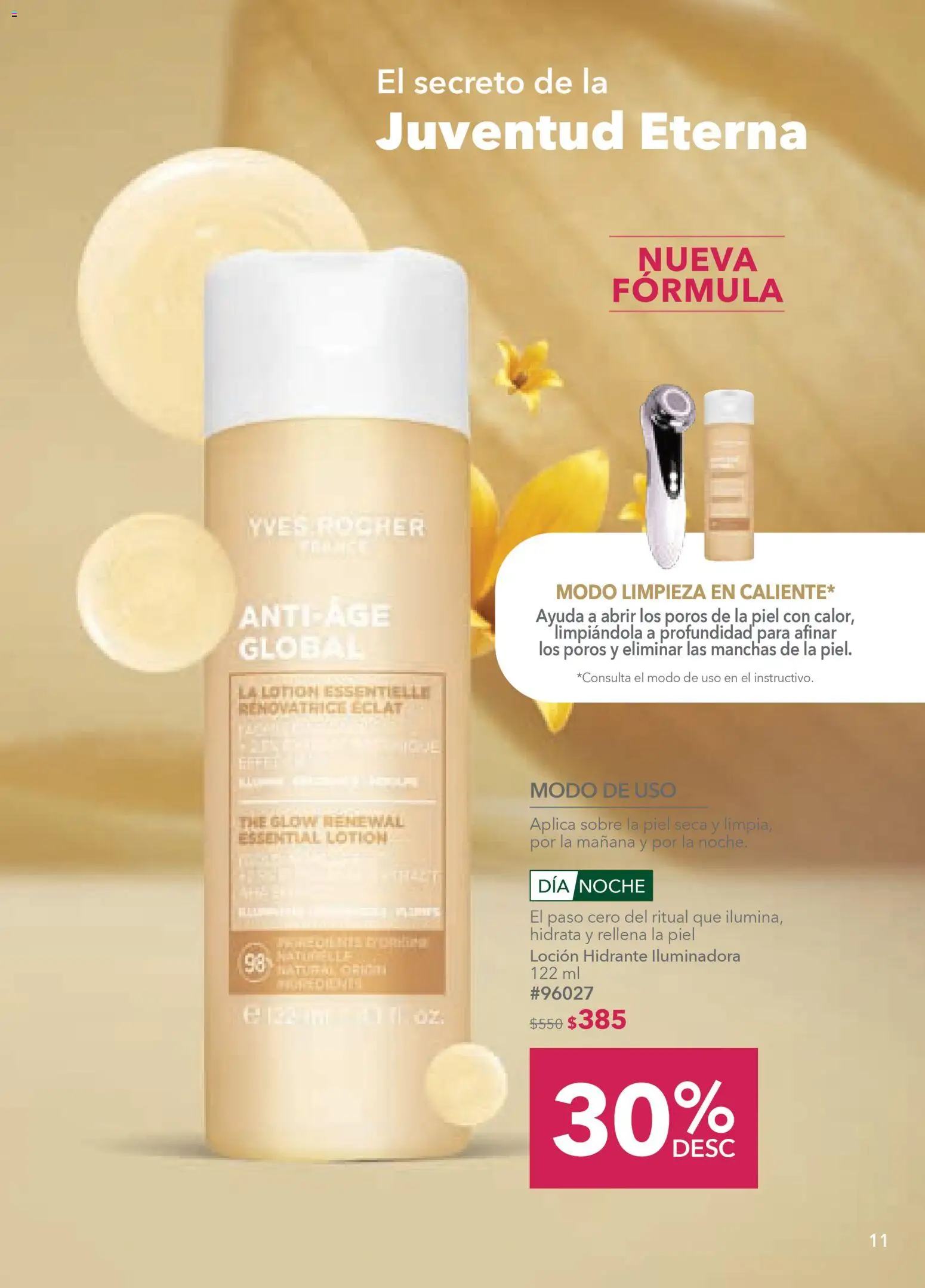 Nuevas ofertas de Yves Rocher válidas en toda la República Mexicana desde el 24.03.2026. ¡Encuentra las mejores ofertas en Yves Rocher campaña 5 2026! | Página: 11 | Productos: Loción, Sobre