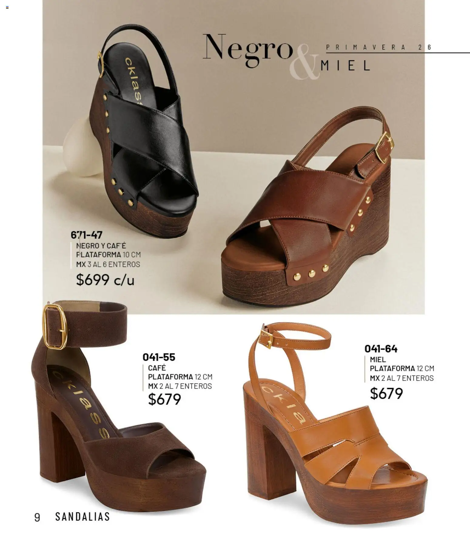 Nuevas ofertas de Cklass válidas en toda la República Mexicana desde el 02.01.2026. ¡Encuentra las mejores ofertas en Cklass catálogo Sandalias! | Página: 10 | Productos: Café, Sandalias
