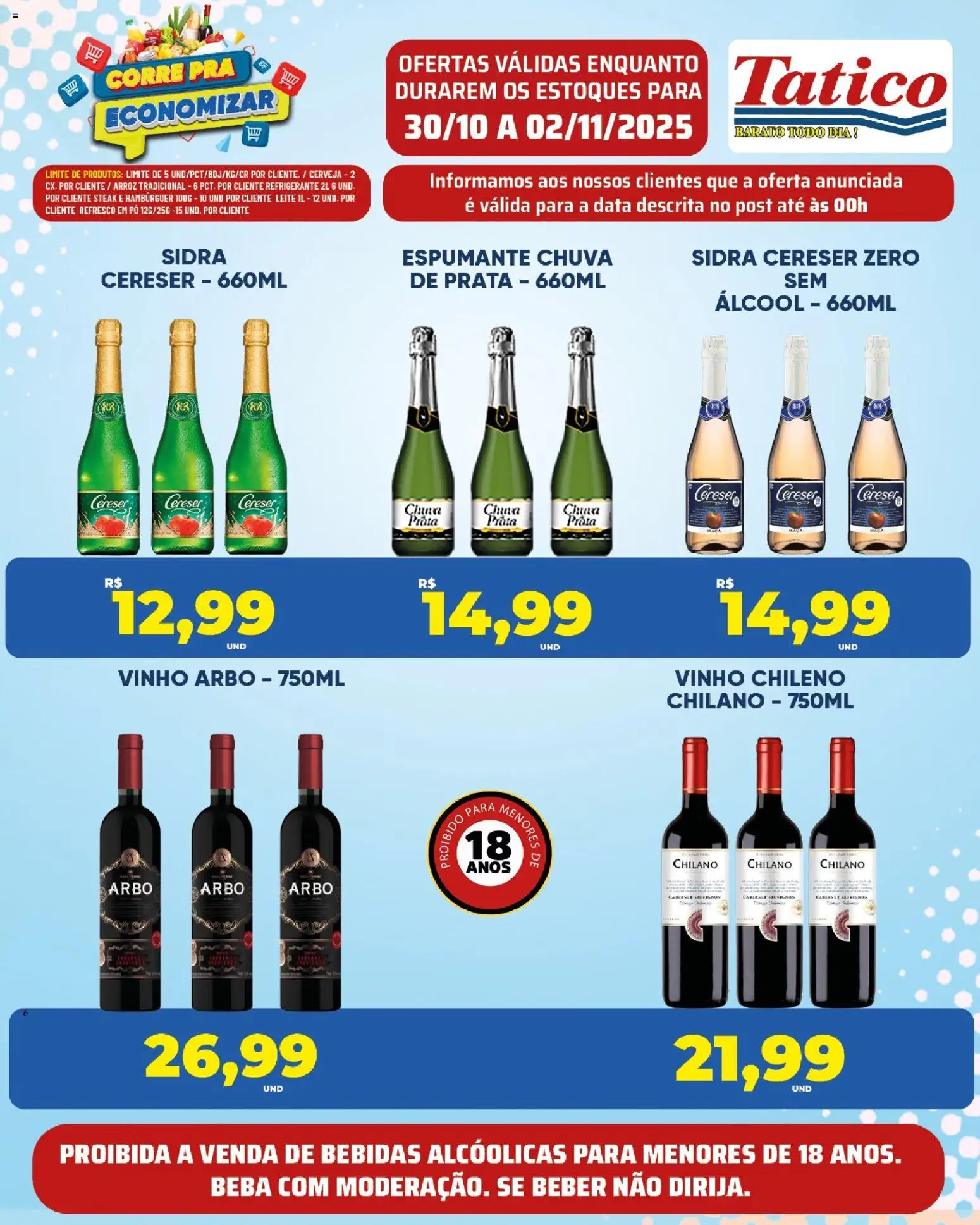 Tatico Folheto - válido de 03.11.2025 | Página: 42 | Produtos: Pó, Espumante, Vinho, Cerveja