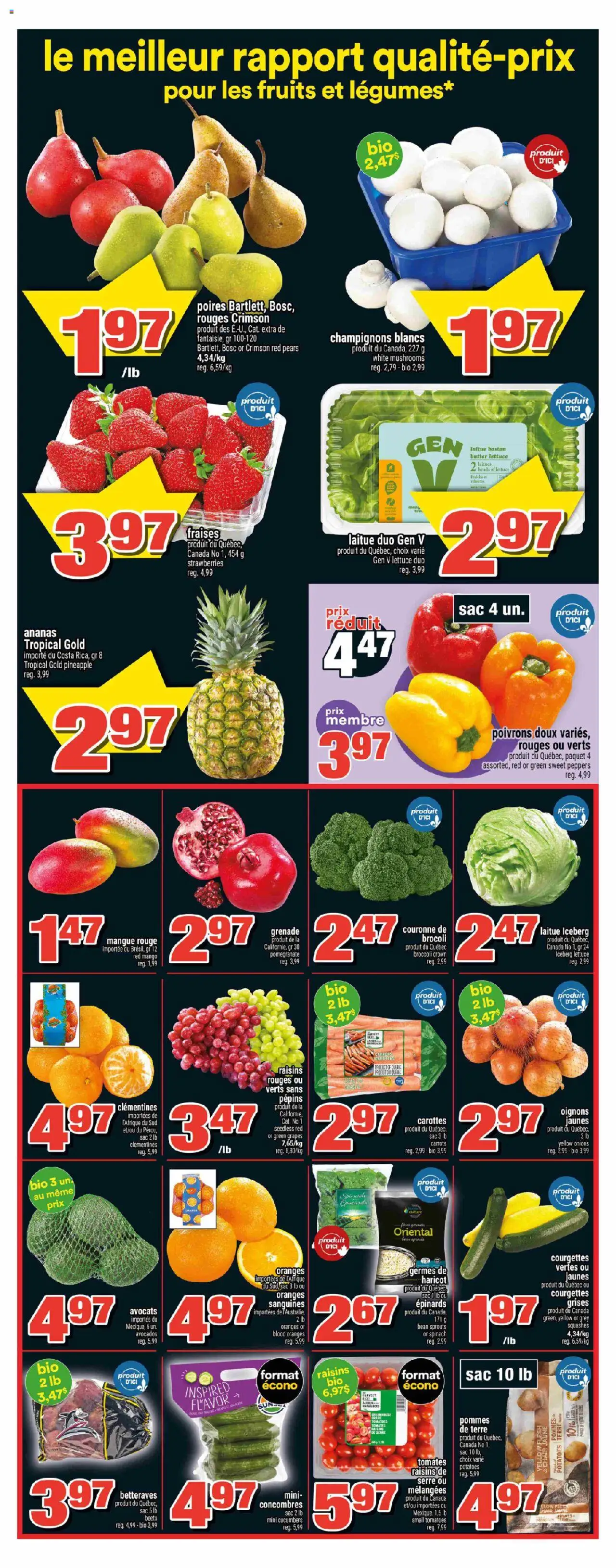 Super C flyer valid from 16.10.2025 | Page: 5 | Products: Pineapple, Strawberries, Chair, Tomatoes