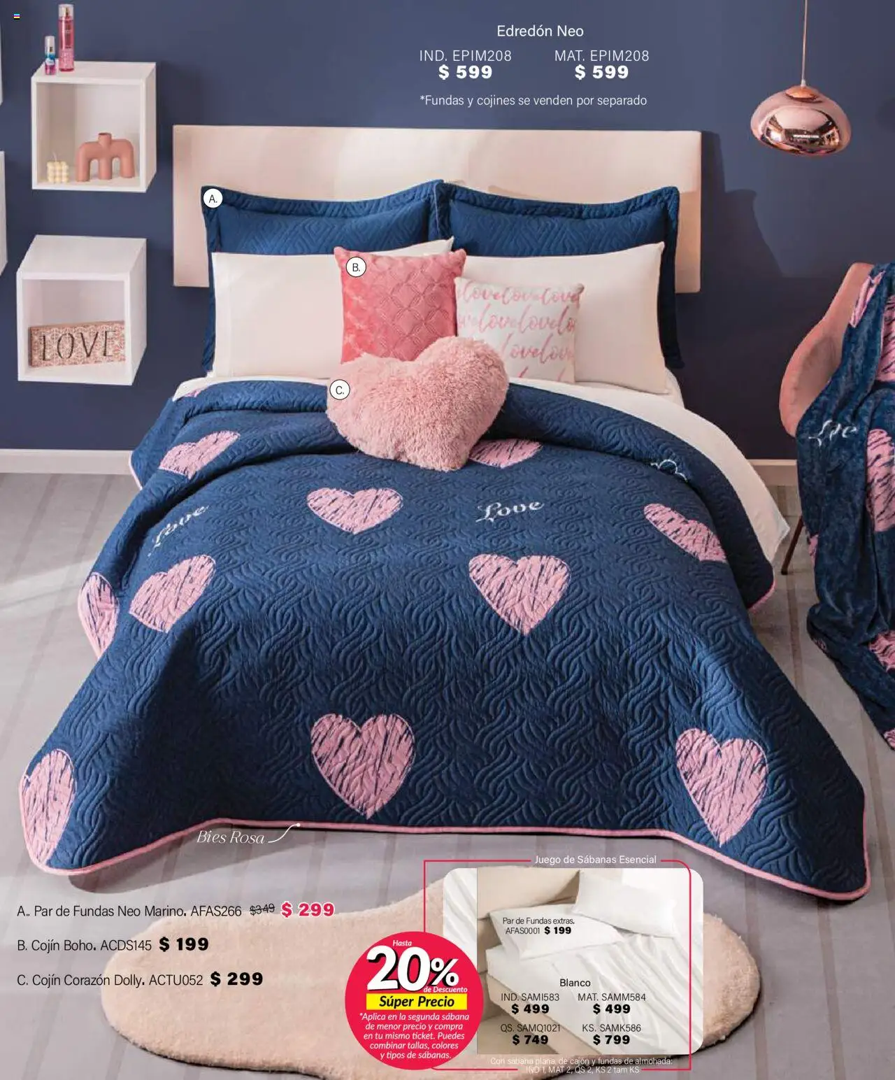 Nuevas ofertas de Colchas Concord válidas en toda la República Mexicana desde el 01.08.2025. ¡Encuentra las mejores ofertas en Colchas Concord - Catálogo! | Página: 203 | Productos: Juego, Almohada, Sabanas