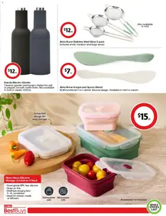 Preview of Coles Best Buys - Kitchen Gadgets - valid from 10.04.2026 | Page: 5 | Products: Salt, Accessories, Safe, Dishwasher