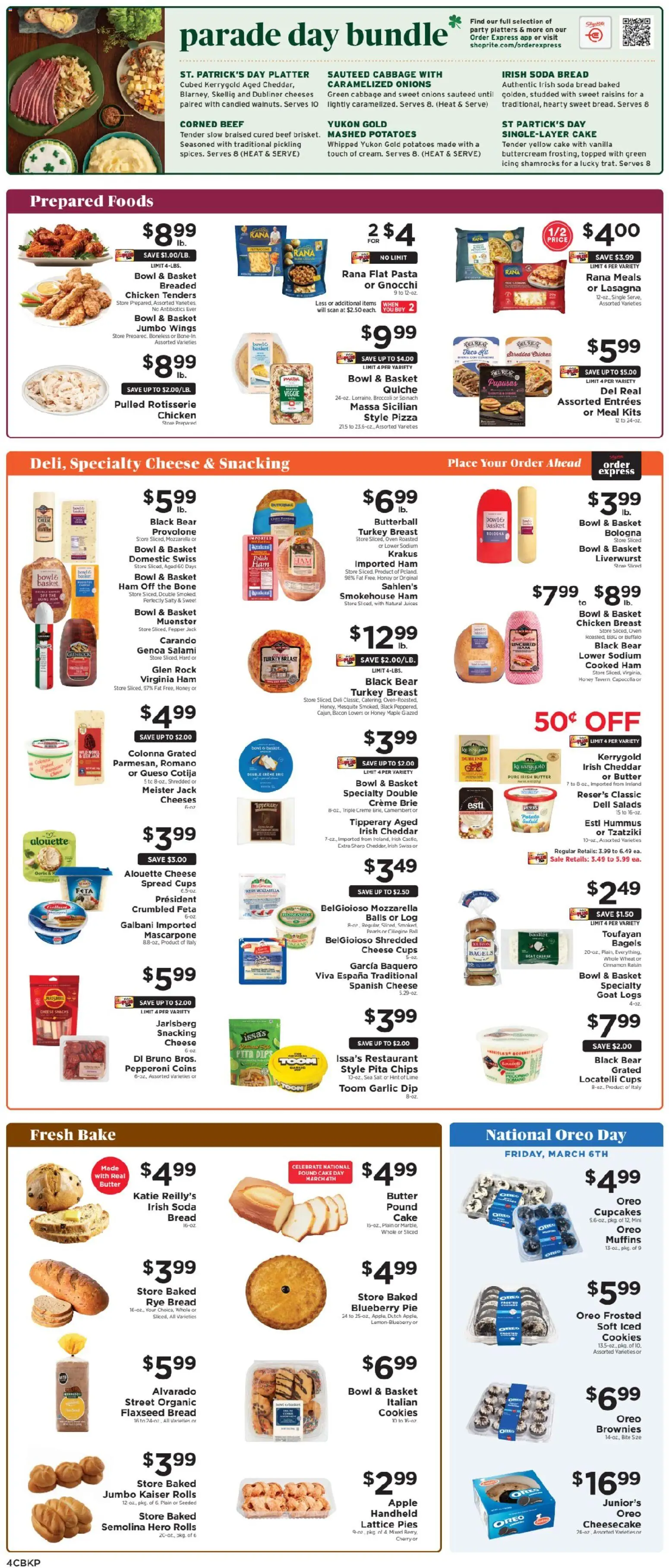 ShopRite Weekly Ad 2 - valid from 01.03.2026 | Page: 8 | Products: Butter, Salt, Pepper, Cheesecake