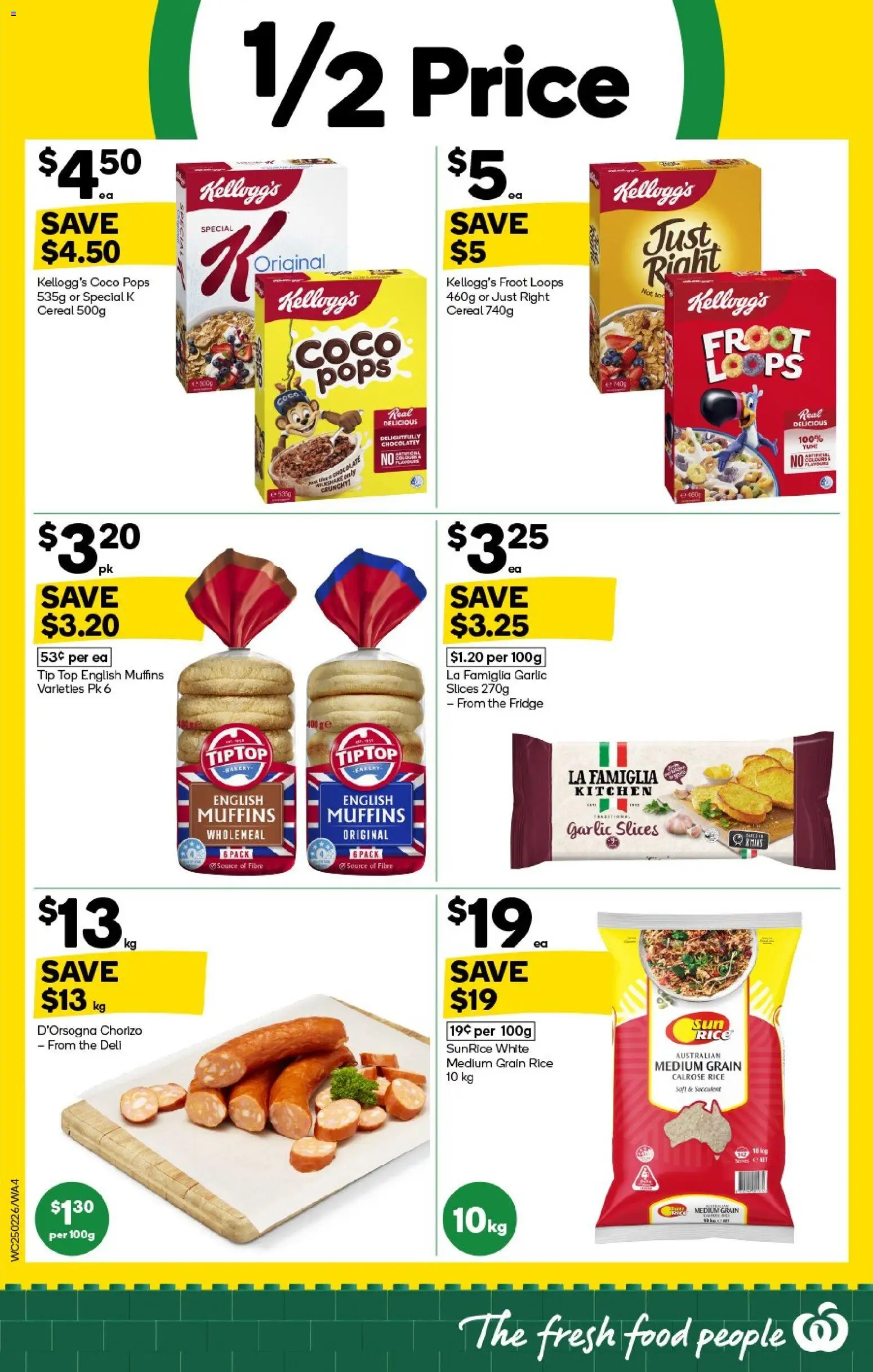 Woolworths catalogue - valid from 25.02.2026 | Page: 4 | Products: Muffins, Garlic, Fridge, Bakery