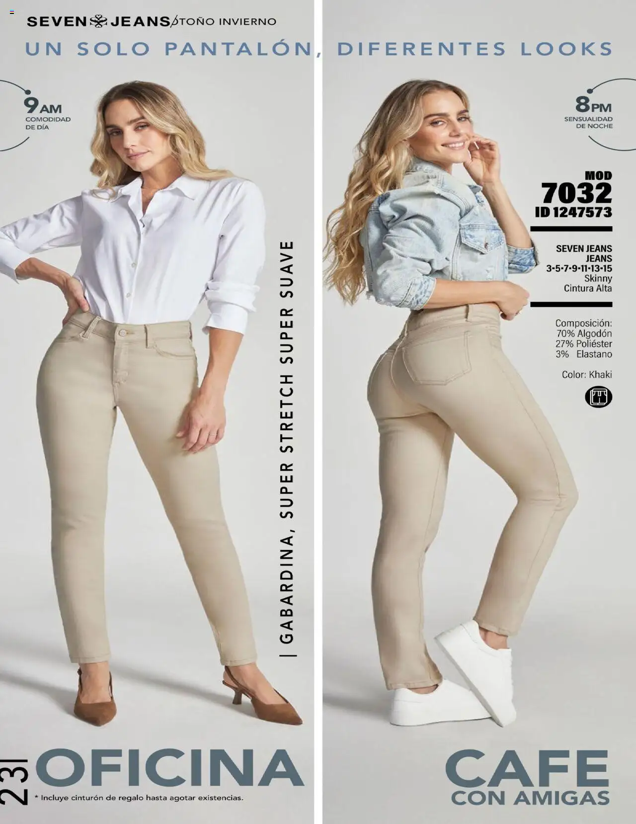 Nuevas ofertas de Price Shoes válidas en toda la República Mexicana desde el 23.07.2025. ¡Encuentra las mejores ofertas en Price Shoes - Catálogo Seven Jeans! | Página: 23 | Productos: Cinturón, Café, Algodón