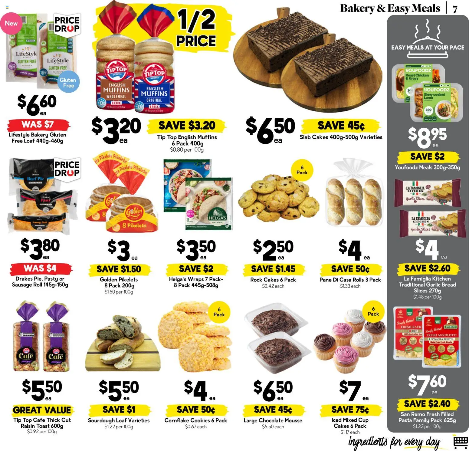 Drakes catalogue - valid from 29.04.2026 | Page: 7 | Products: Muffins, Spinach, Sausage, Mousse