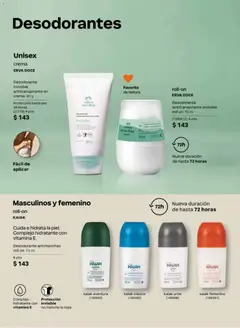 Vista previa de Natura campaña 5 2026, nuevo folleto de la tienda, válido en México a partir del 13.03.2026 | Página: 146 | Productos: Desodorante, Antitranspirante, Crema, Ropa