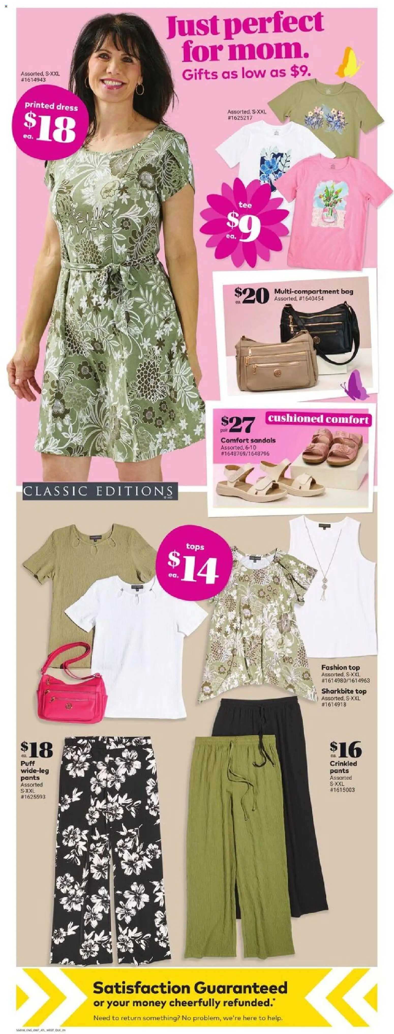 Giant Tiger flyer valid from 22.04.2026 | Page: 12 | Products: Sandals, Bag, Shoes, T-shirt