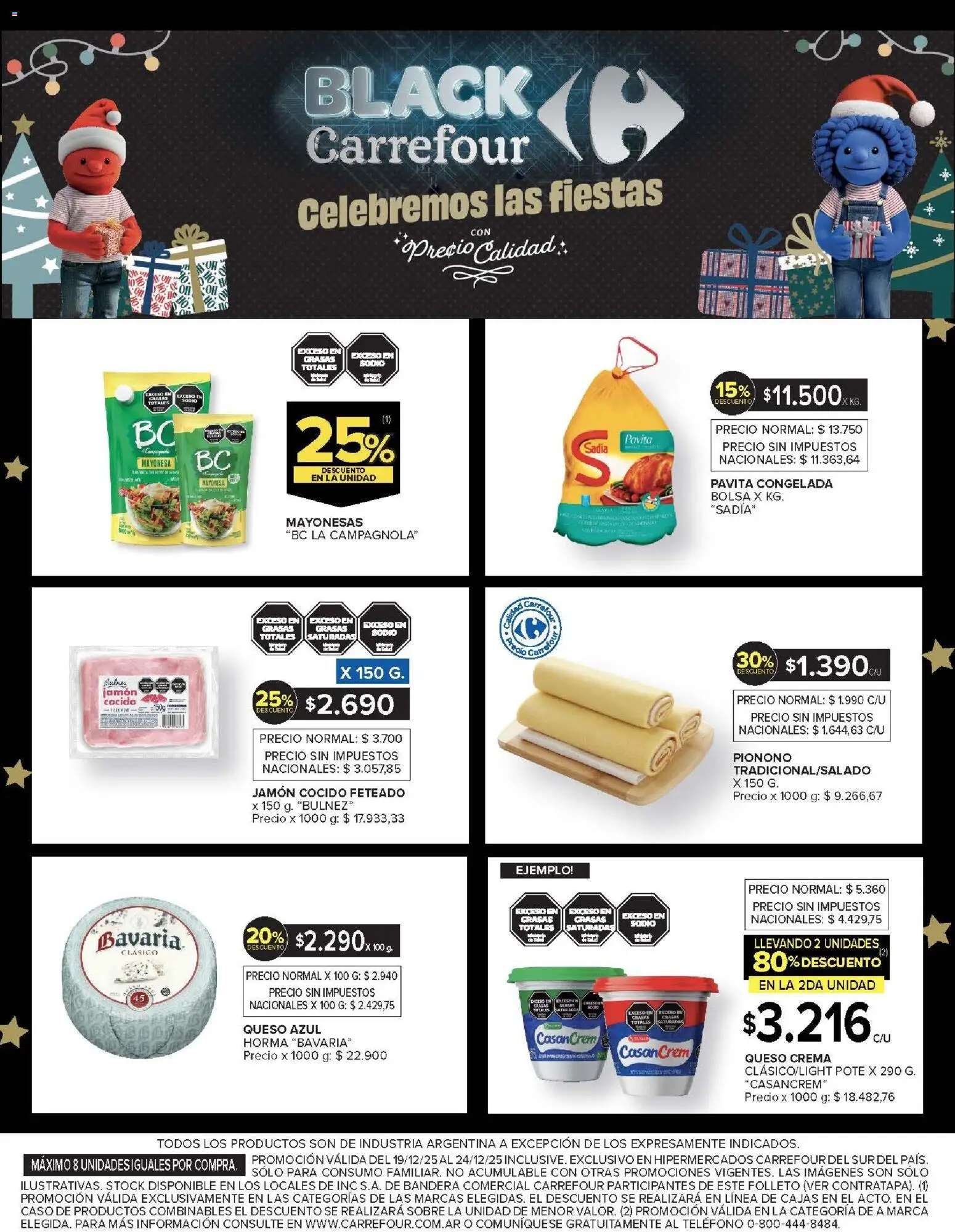 Carrefour ofertas │ válido desde el 19.12.2025 | Página: 4 | Productos: Teléfono, Caso, Sobre, Crema