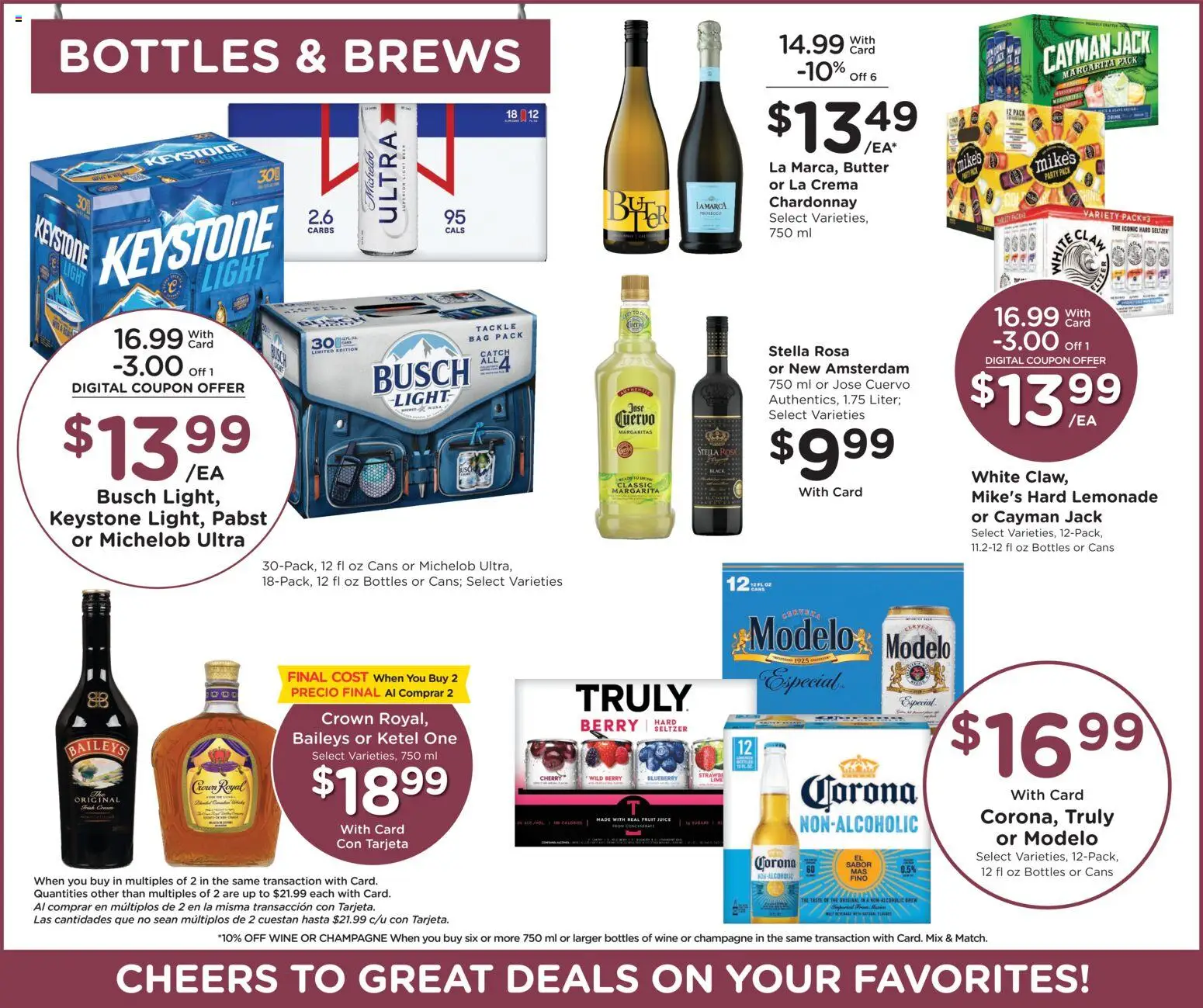 Fry's Food Weekly Ad - valid from 21.01.2026 | Page: 11 | Products: Butter, Juice, Wine, Bag