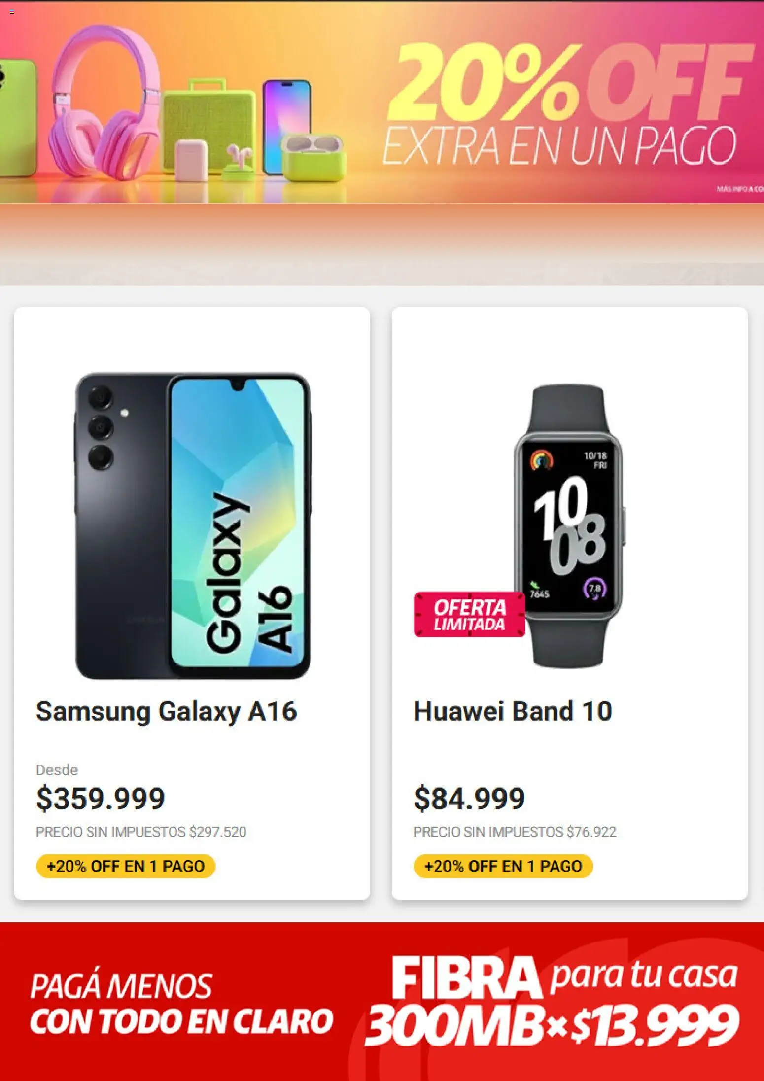 Claro catálogo │ válido desde el 22.04.2026 | Página: 2