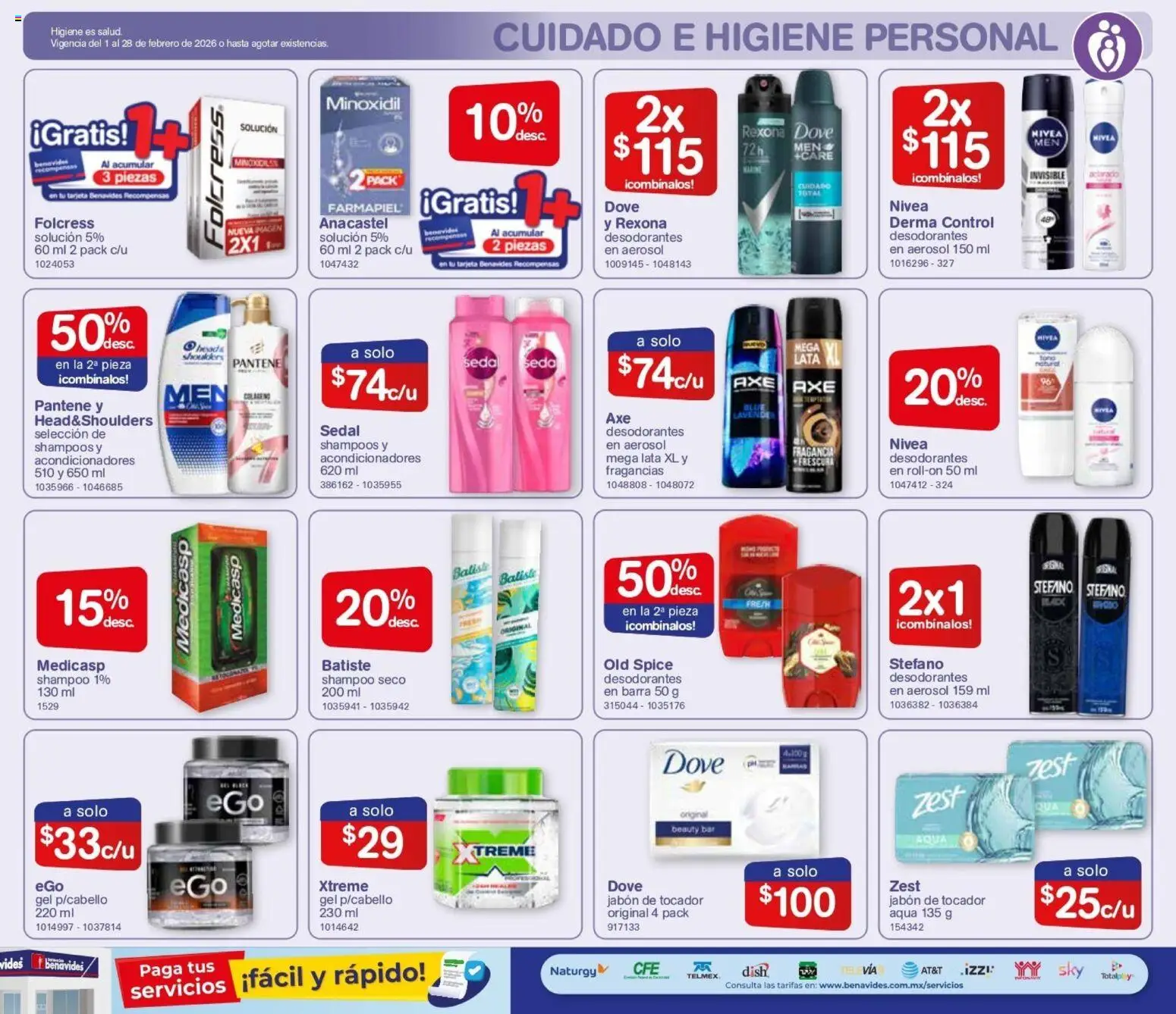 Nuevas ofertas de Farmacia Benavides válidas en toda la República Mexicana desde el 01.01.2026. ¡Encuentra las mejores ofertas en Farmacia Benavides catálogo! | Página: 21