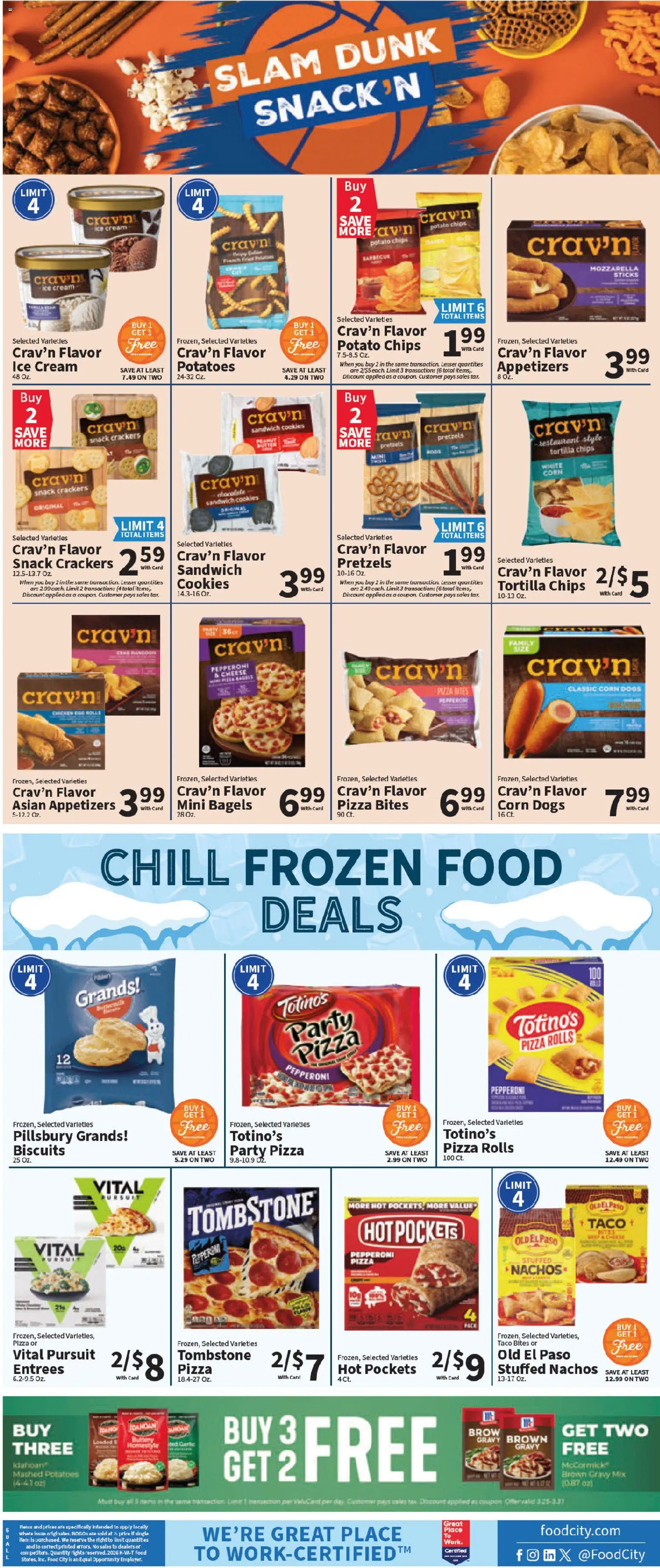 Food City Weekly Ad - valid from 25.03.2026 | Page: 8 | Products: Peppers, Cheese, Cream, Ice cream